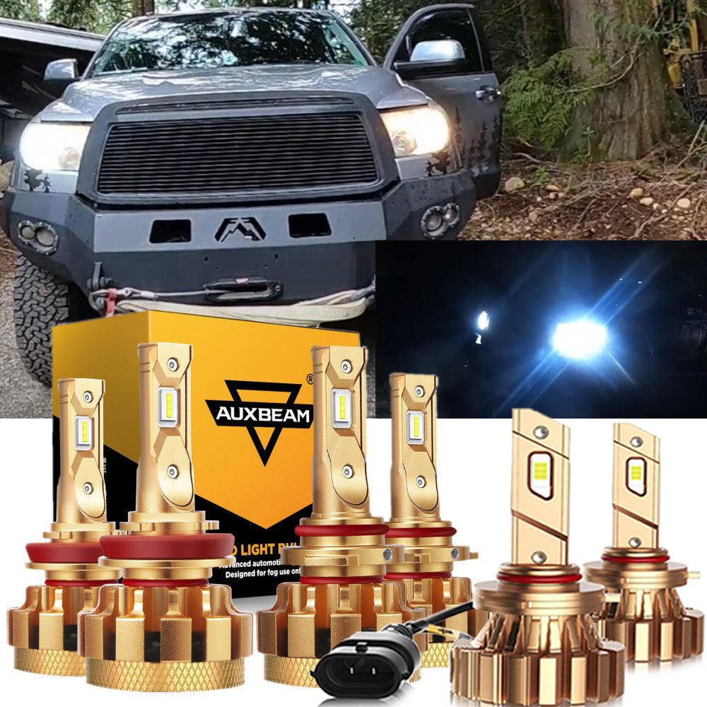 2010 Toyota Tundra LED Headlight Bulbs - 14000LM High/Low Beam Canbus Ready F16 Series - Automotive Grade Lighting for Night Driving & Off-Road Adventures