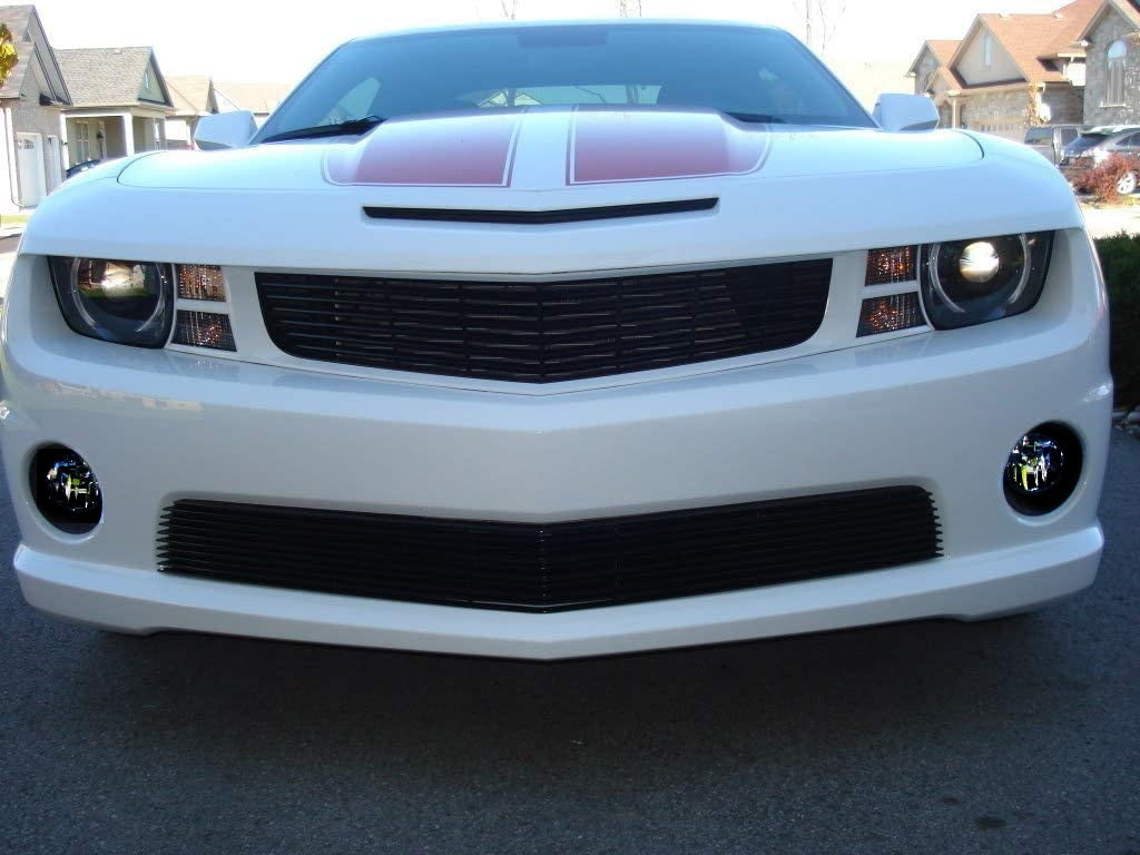 Smoked Lens Fog Lights with Bezel Cover & Wiring Kit for 2010-2013 Chevy Camaro LS/LT - Durable Replacement for Improved Night Visibility & Style Upgrade