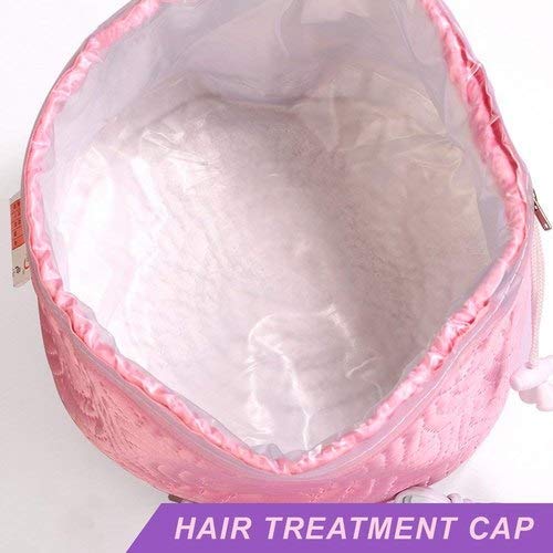 Thermal Hair Spa Cap with Beauty Steamer - Nourishing Heating Cap for Deep Conditioning Treatment | At-Home Hair Care for Women | Perfect for Salon-Style Steam Treatments & Hair Mask Therapy