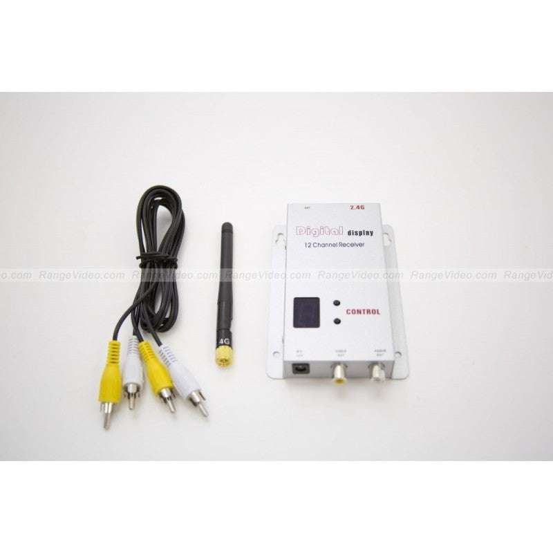 2.4GHz 14-Channel Wireless Audio Video Receiver for Home Theater, Gaming & TV Streaming | Long Range RF Signal Transmission