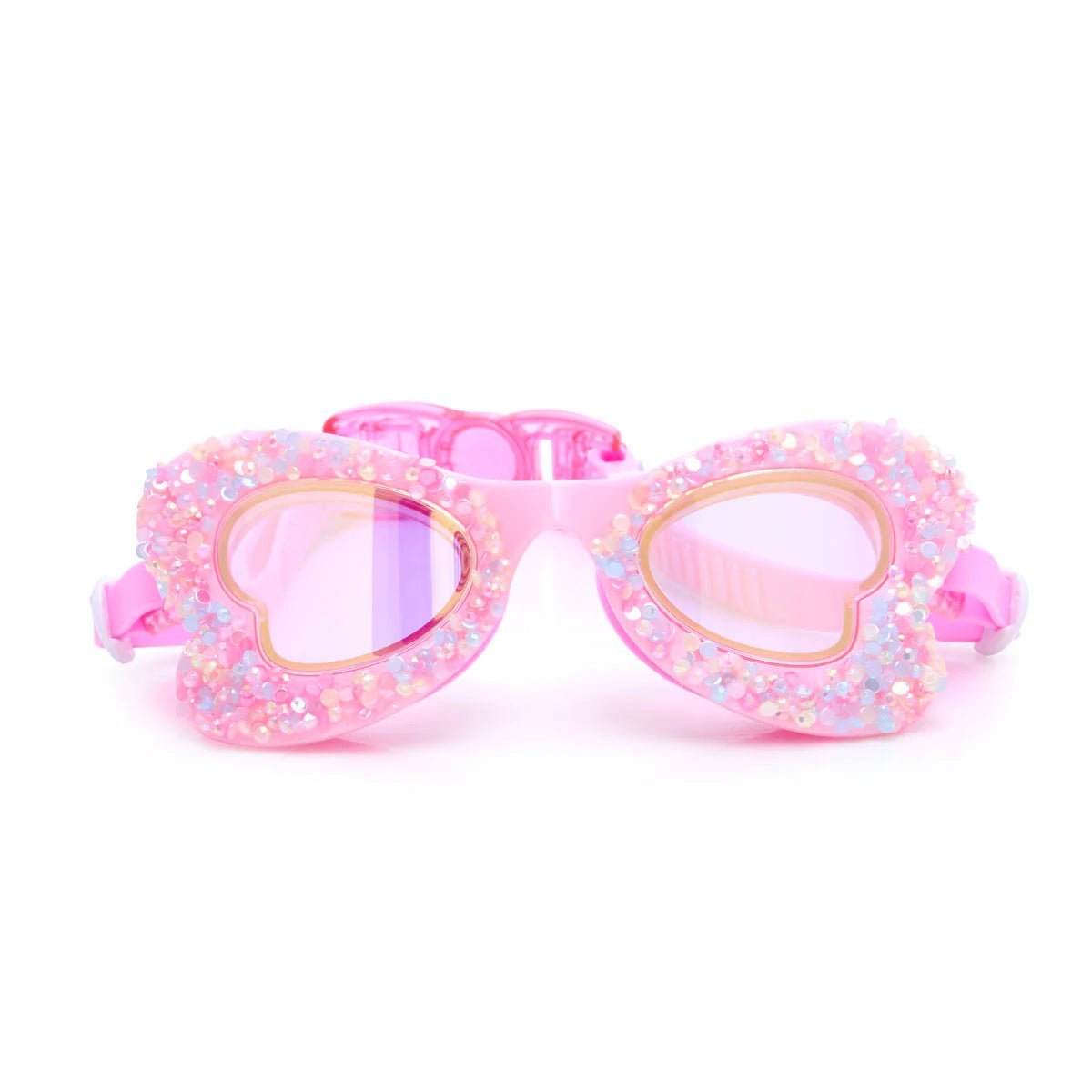 Blush Butterfly Goggles - UV Protection Swim Goggles for Women & Girls - Perfect for Swimming, Snorkeling, and Water Sports