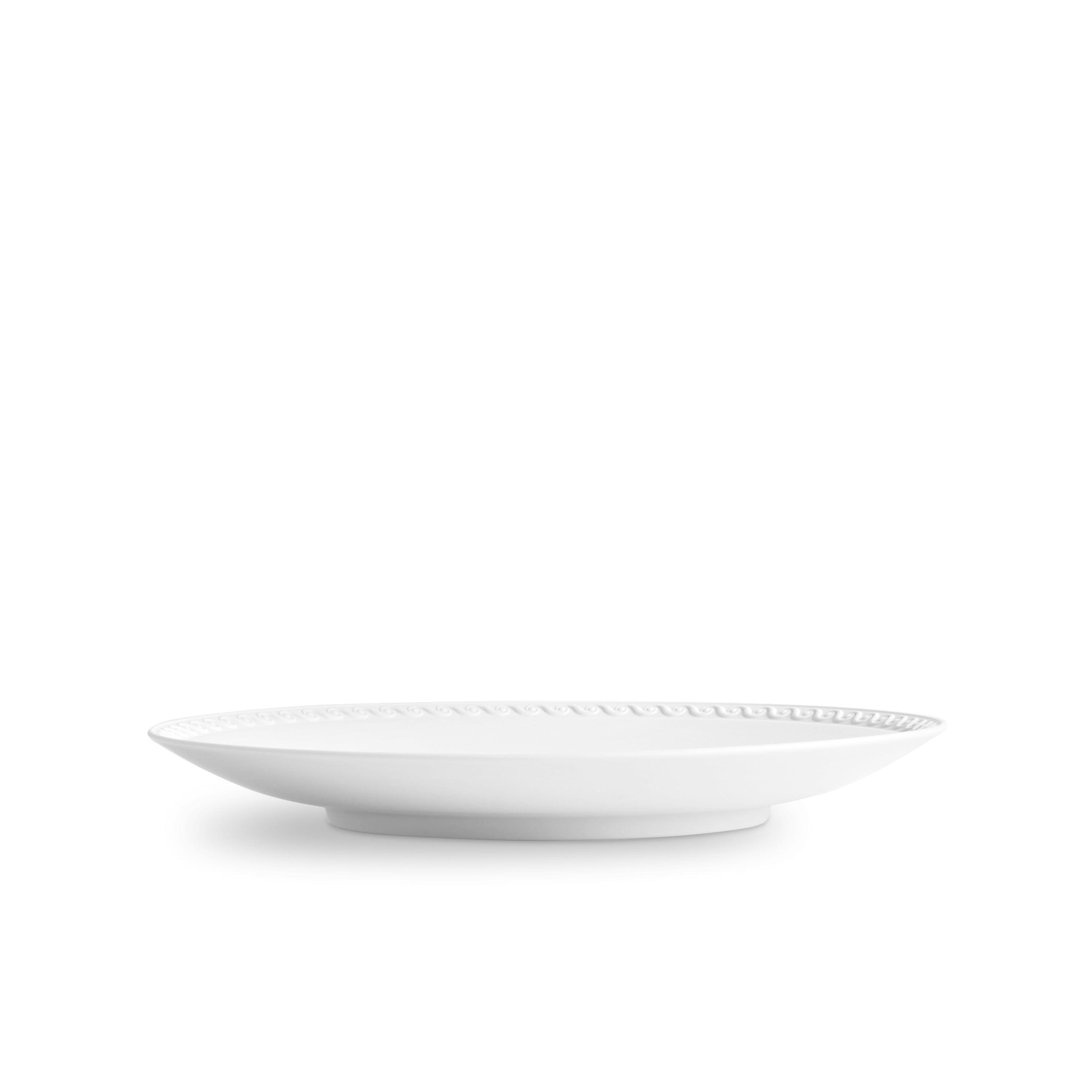 Premium White Neptune Dinner Plates - Elegant Porcelain Dinnerware Set for Formal Dining, Parties & Everyday Use