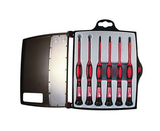 1KV Insulated Precision Screwdriver Set - 6 Piece Electrical Repair Kit for Electronics, Appliances & DIY Projects - Safe for Live Wire Work
