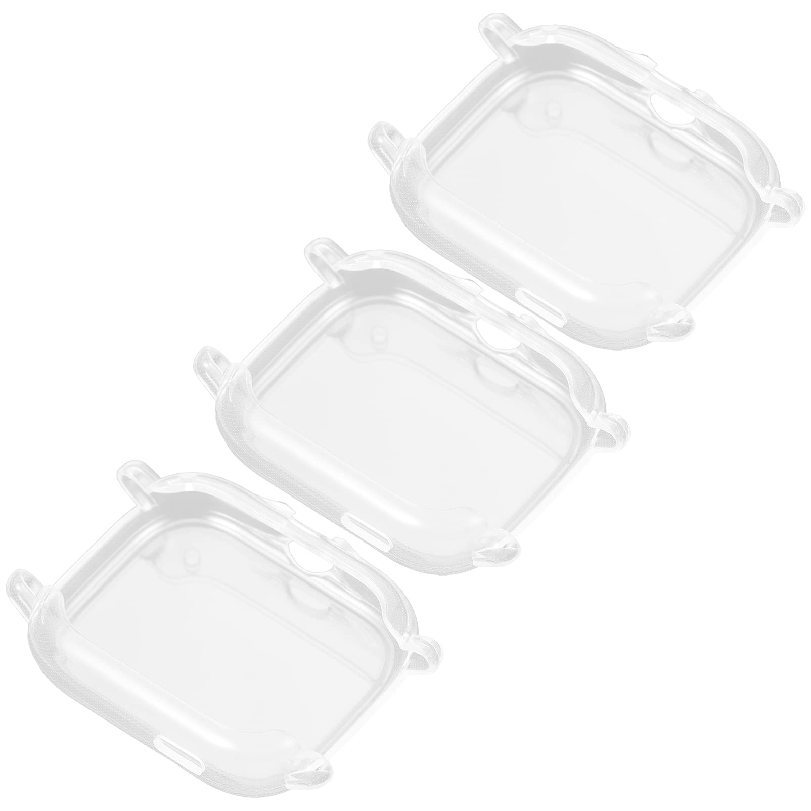3 Pack TPU Smartwatch Case Cover Protector - Durable Shockproof Shell for Apple Watch, Samsung Galaxy Watch & Fitbit - Perfect for Sports, Workouts & Outdoor Activities