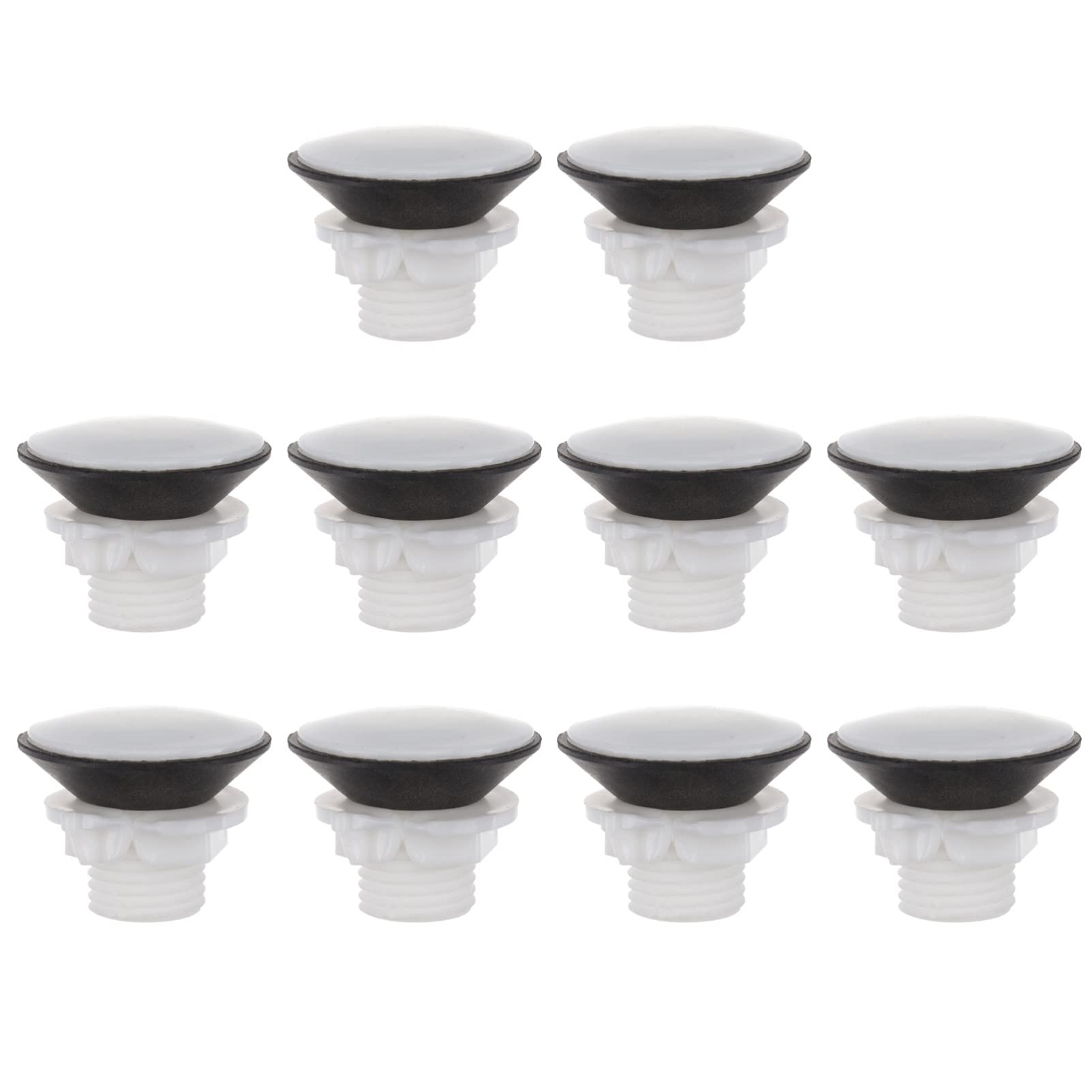 DOITOOL 10PCS Sink Drain Cover - Bathtub Stopper & Faucet Hole Cover for Kitchen & Bathroom