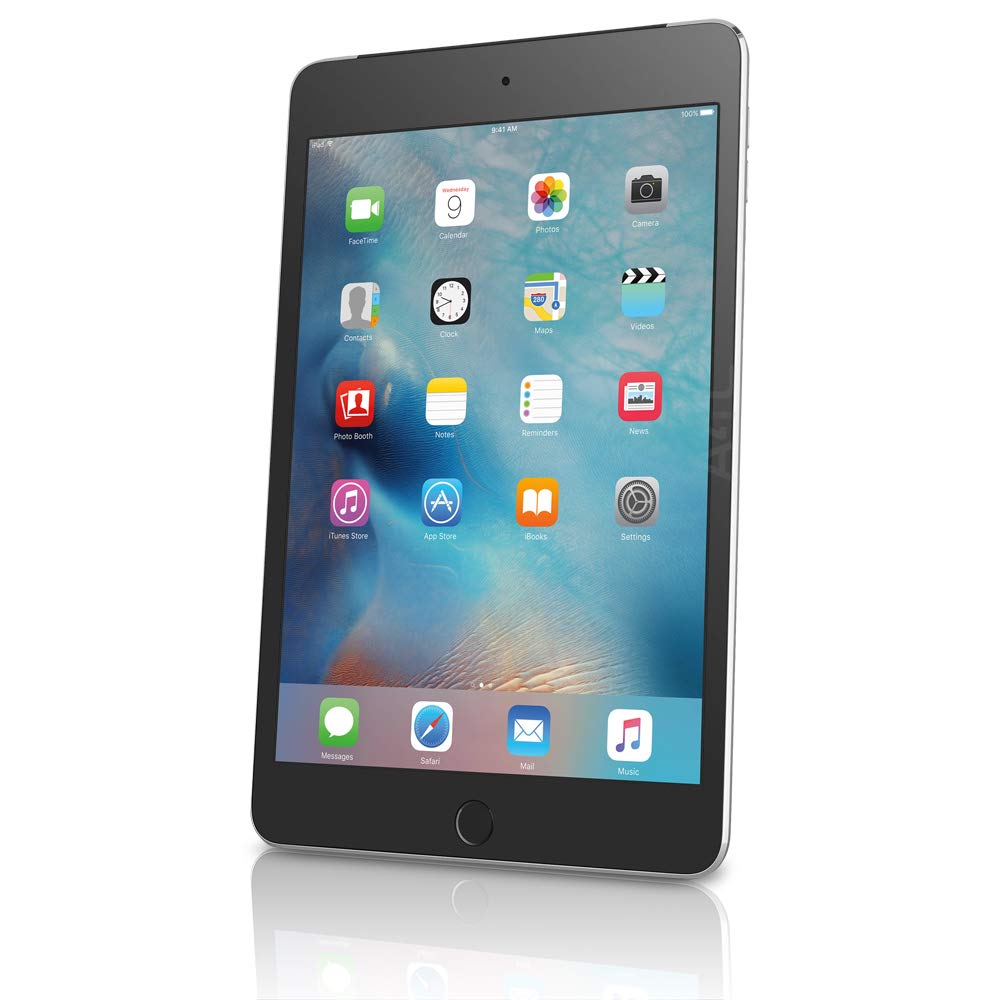 Refurbished Apple iPad Mini 4 32GB Wi-Fi + Cellular Space Gray - Portable Tablet for Work, Travel & Entertainment