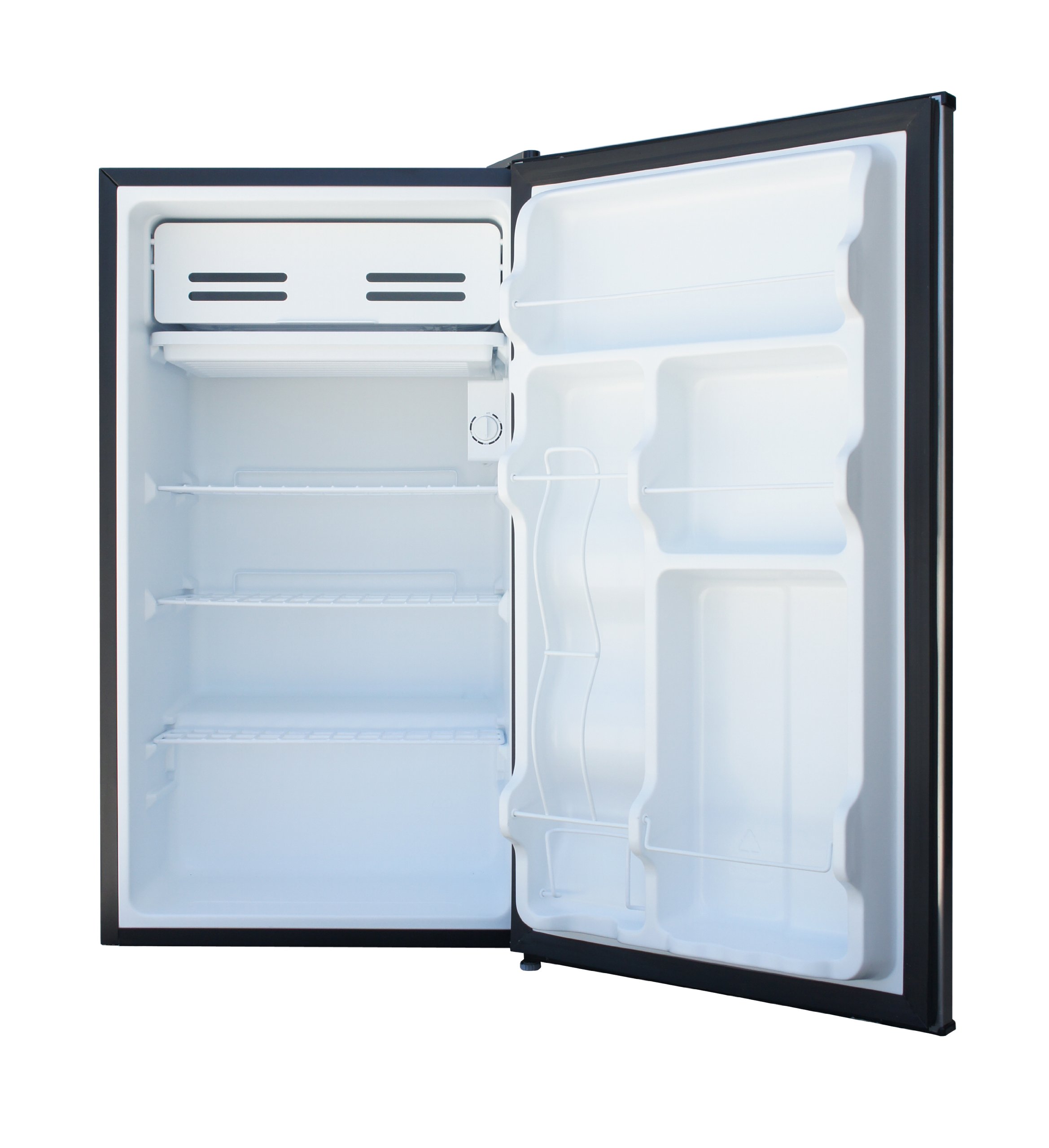 RF-334SSA: 3.3 cu. ft. Compact Refrigerator in Stainless Steel - Energy Star Certified, Perfect for Dorm Rooms, Offices, and Small Apartments