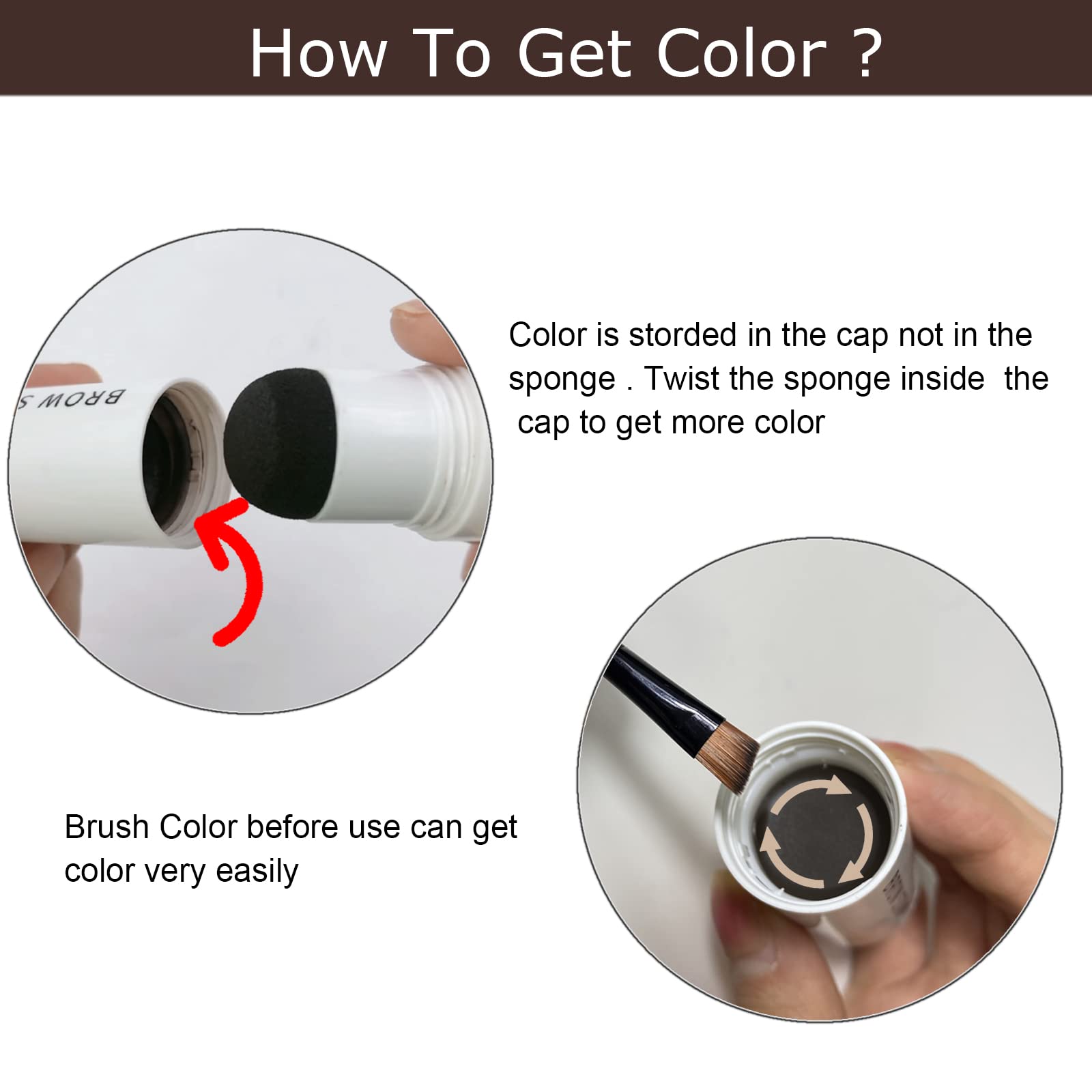 Eyebrow Stamp Stencil Kit - 5 Pairs Reusable Eyebrow Stencils for Perfect Brows | Brow Stamp Makeup Tool (Auburn) | Ideal for Quick Eyebrow Makeup, Beginners & On-the-Go Beauty