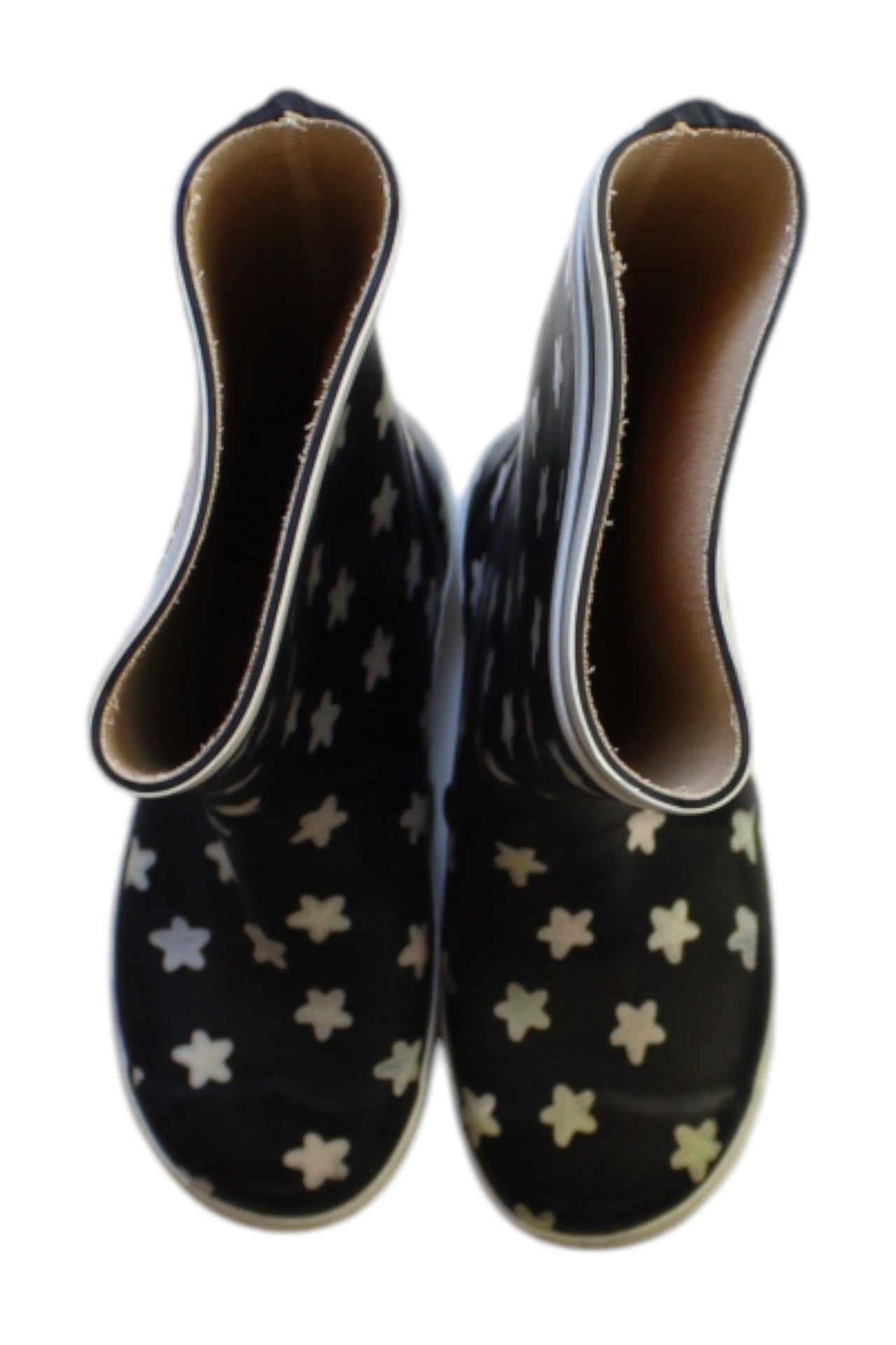 Aigle Star Print Rain Boots Women's Waterproof Garden Shoes EU 29 for Outdoor Walking, Gardening & Festivals