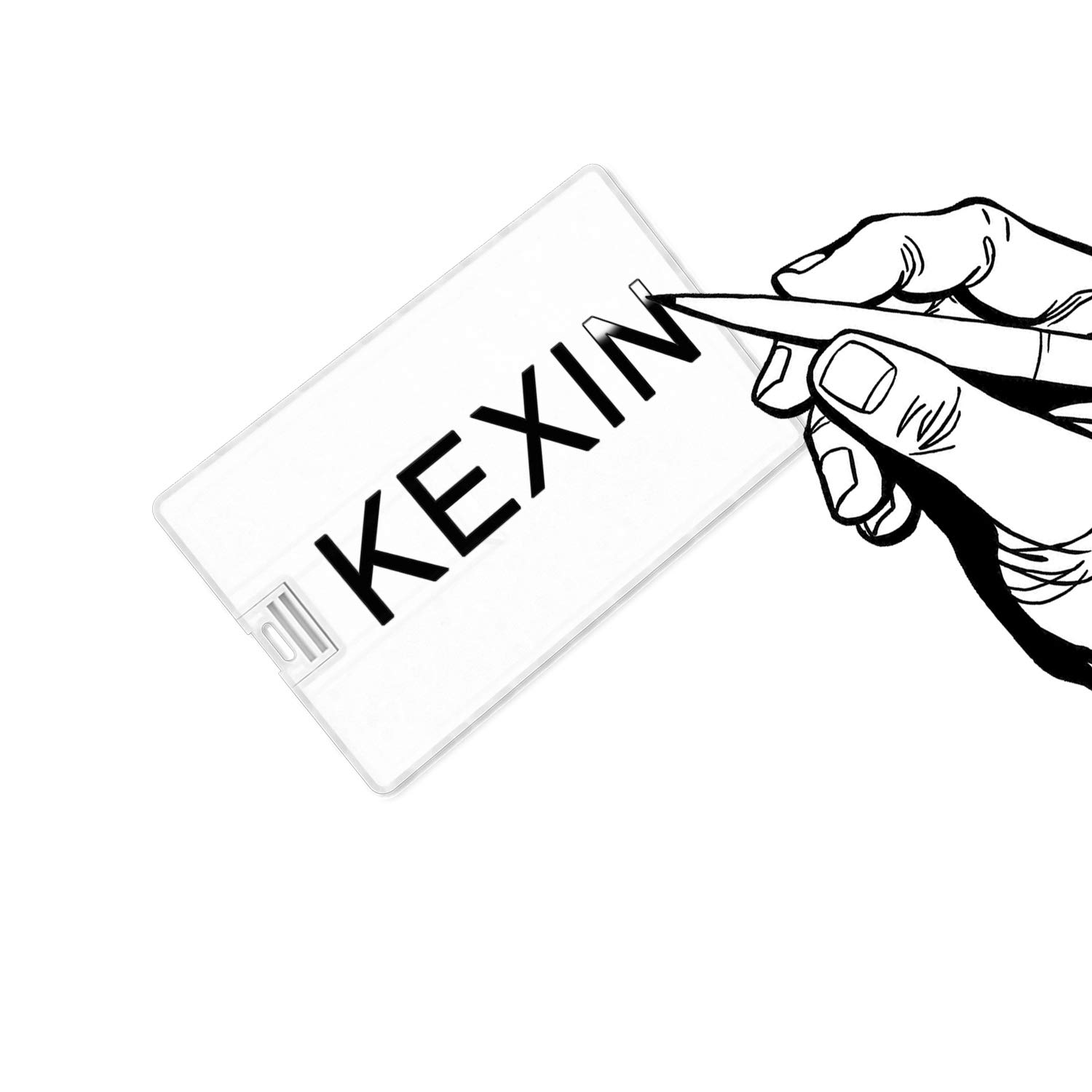 Custom Logo USB Flash Drives - Credit Card Shaped Personalized Memory Sticks (256MB, 20-Pack) - Perfect for Corporate Gifts, Promotions & Branding Events