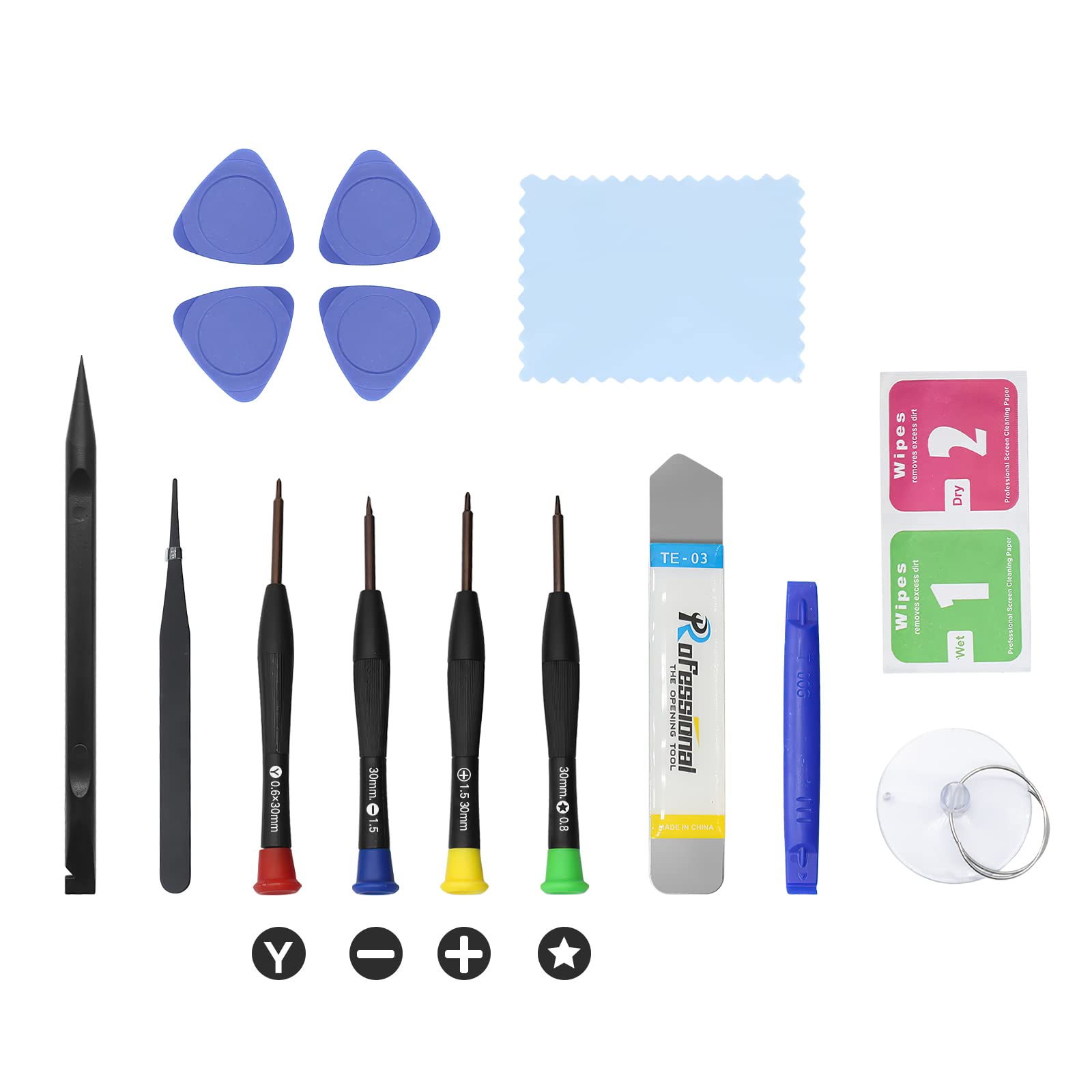9.7 Inch iPad Air 2 (2nd Generation A1566/A1567) LCD Screen Replacement Kit - Premium Touch Digitizer Display Glass with Tools (Black) | DIY Repair for Cracked or Damaged Screens