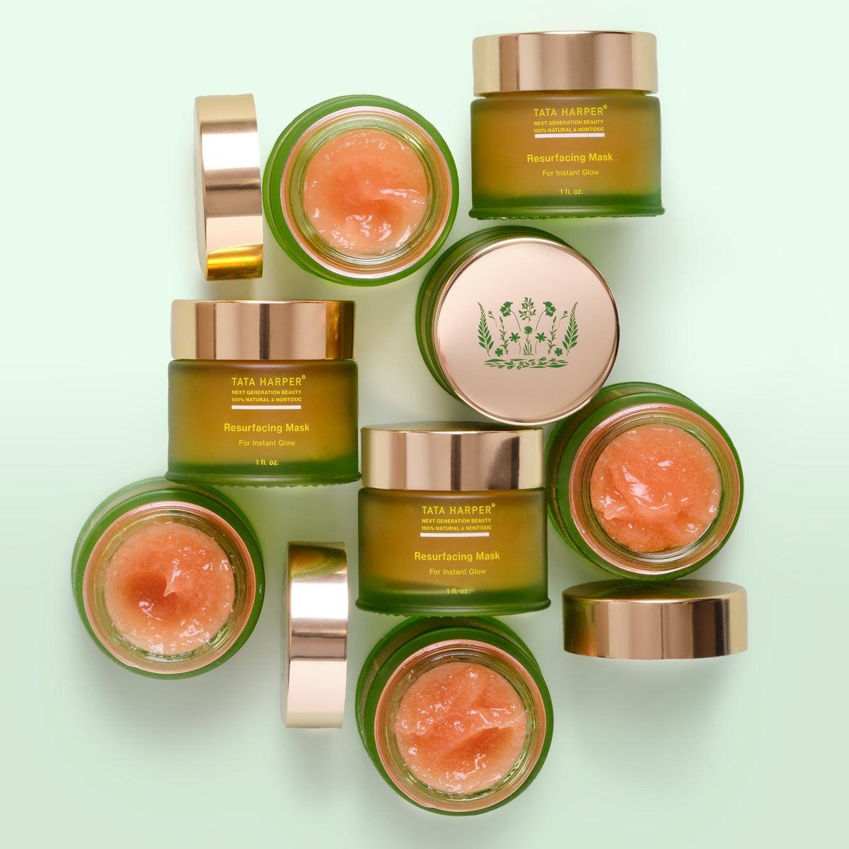 Best Resurfacing Face Mask for Glowing Skin - Exfoliating & Brightening Treatment - Perfect for Acne, Wrinkles & Dull Skin - At-Home Spa Skincare Routine