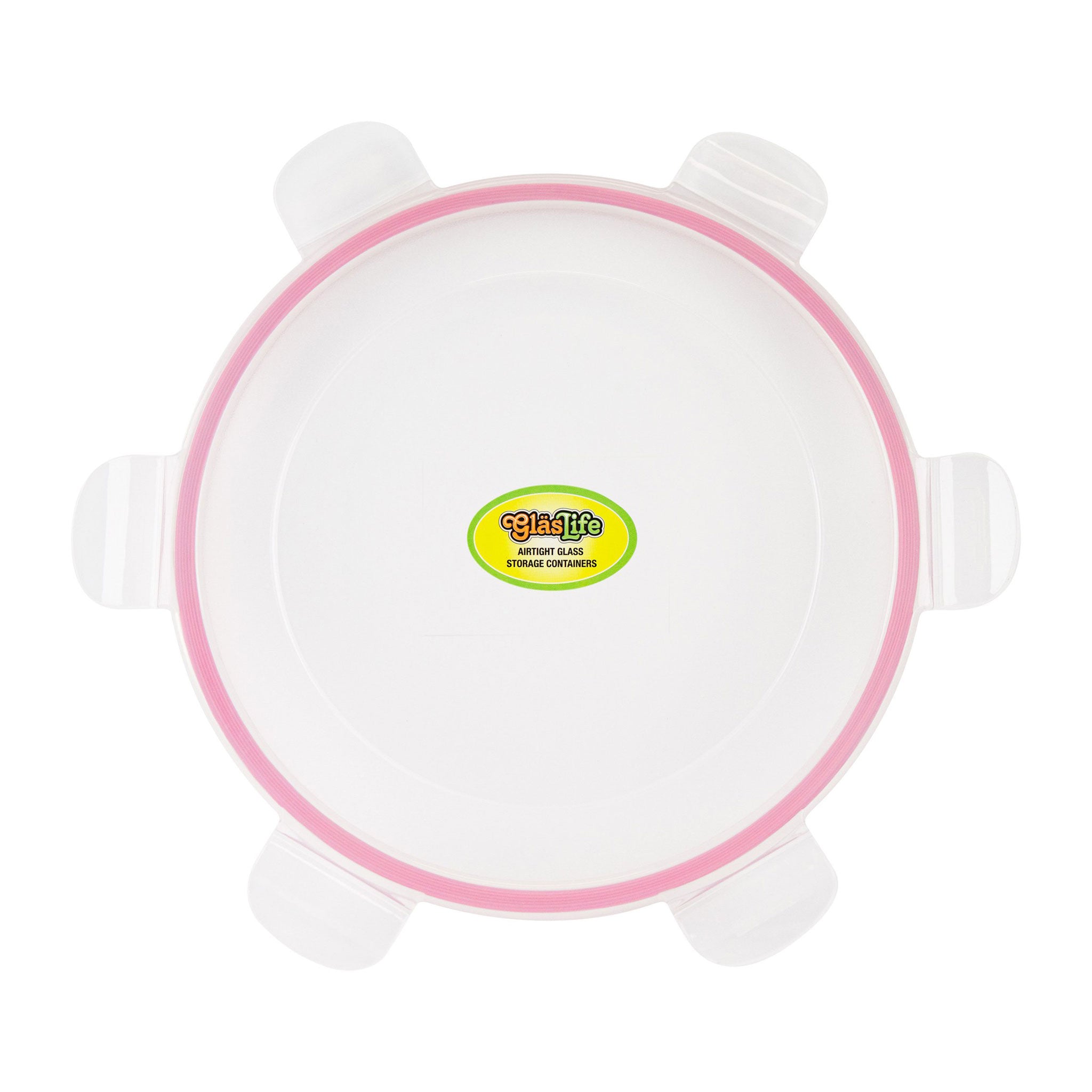 GlasLife® Airtight Round Glass Lid with Stainless Steel Rim - Perfect for Food Storage, Meal Prep, and Canning Jars | BPA-Free, Leak-Proof Kitchen Essential