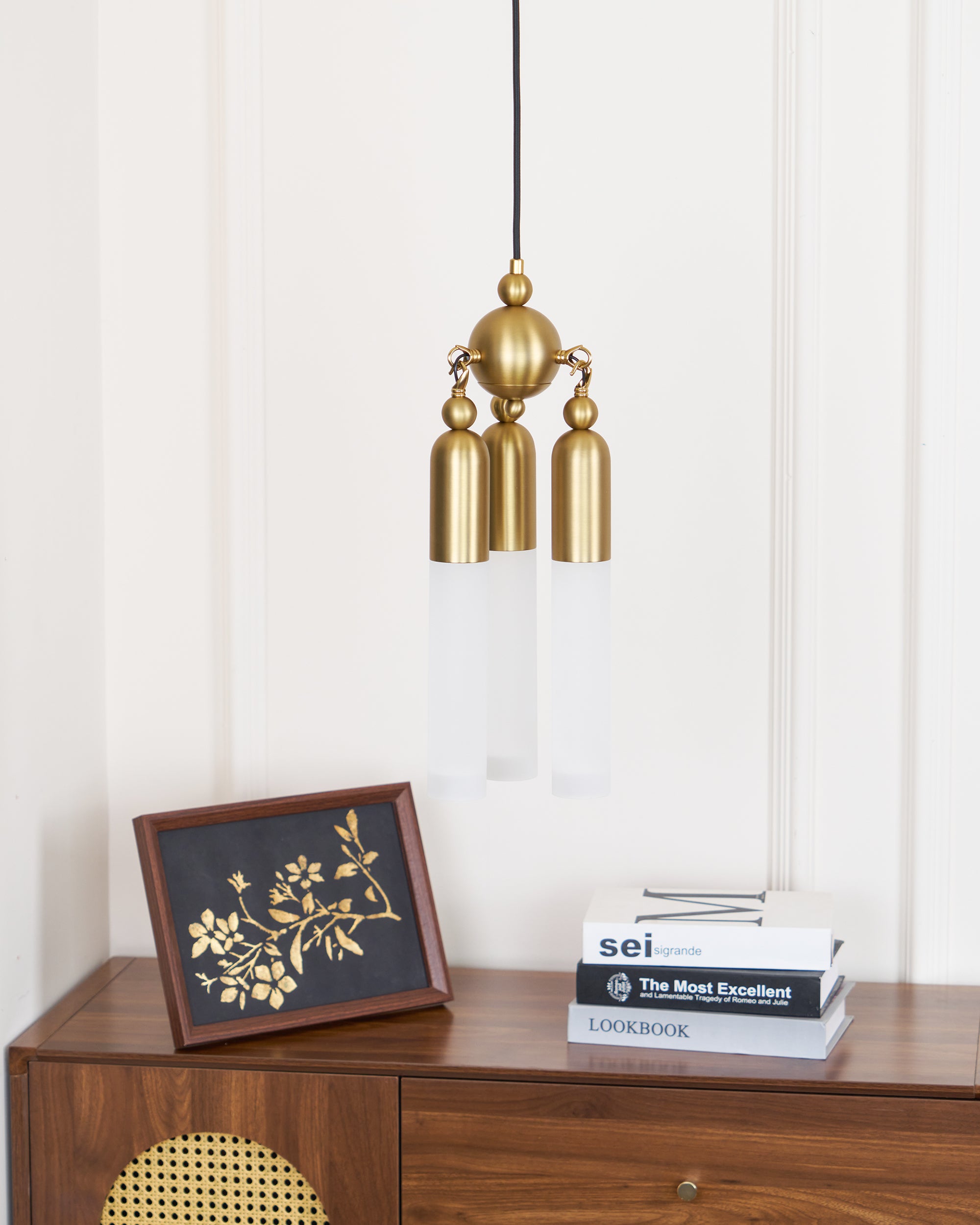 Bettany Pendant Light - Modern Glass Hanging Fixture for Dining Room, Kitchen Island & Bedroom Decor | Energy Efficient LED Lighting