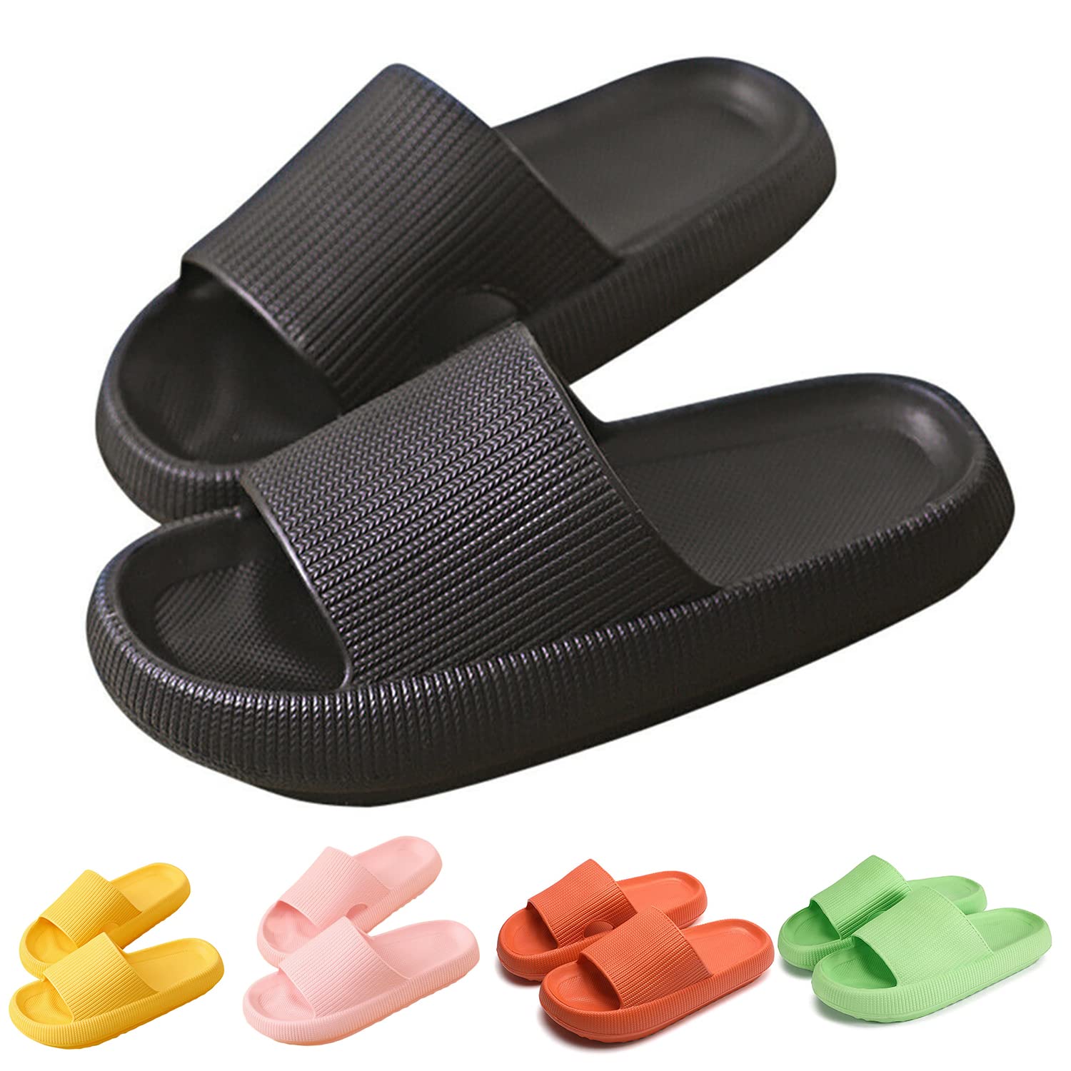 Original Cozislides Super Soft Non-Slip Home Slippers - Comfortable Japanese Style Indoor/Outdoor Slippers for Women & Men - Perfect for House, Hotel, Spa, and Lounge Use
