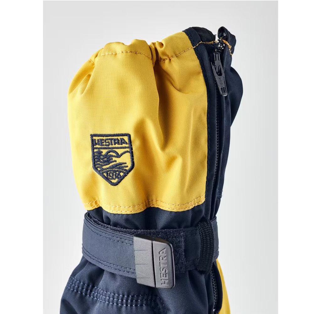 Hestra Baby Long Zip Mittens - Warm Waterproof Winter Gloves for Toddlers & Infants - Perfect for Snow Play, Outdoor Adventures & Cold Weather Protection