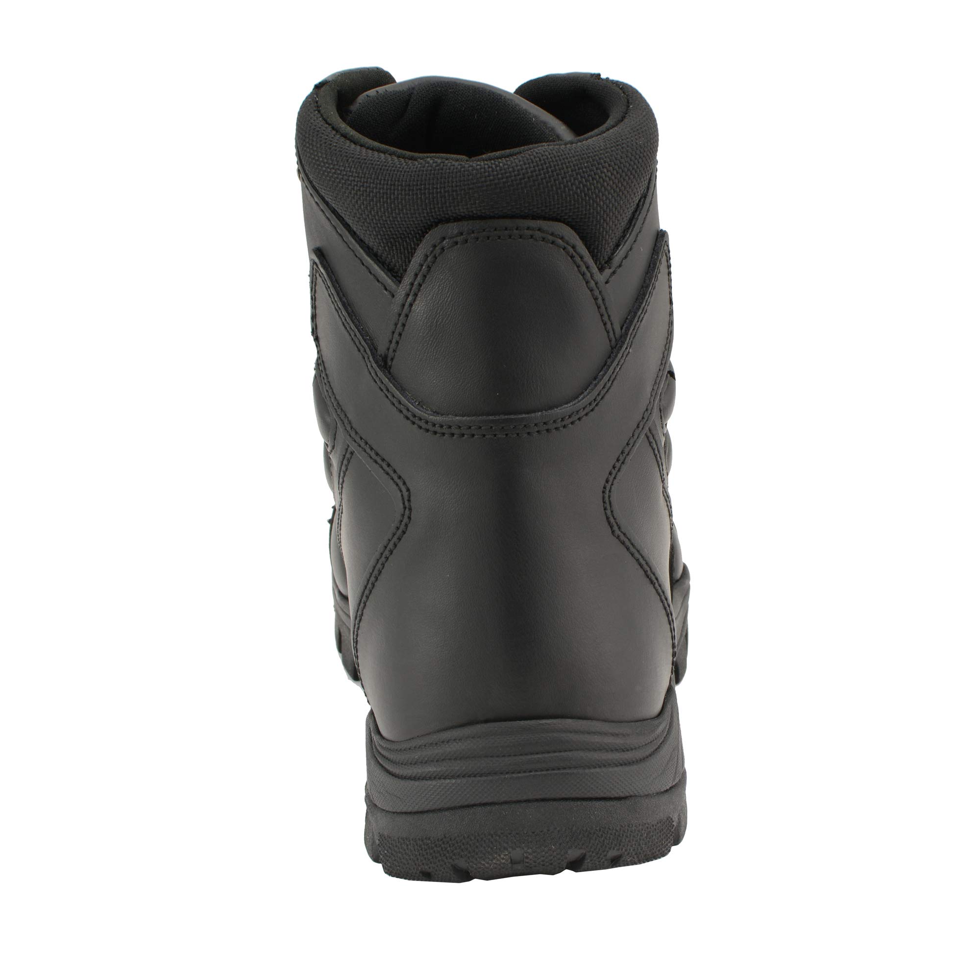 Milwaukee Leather MBM9115 Men's Black Leather 6-Inch SWAT Style Tactical Motorcycle Boots - Size 8.5 - Durable Biker Boots for Riding, Work & Outdoor Adventures