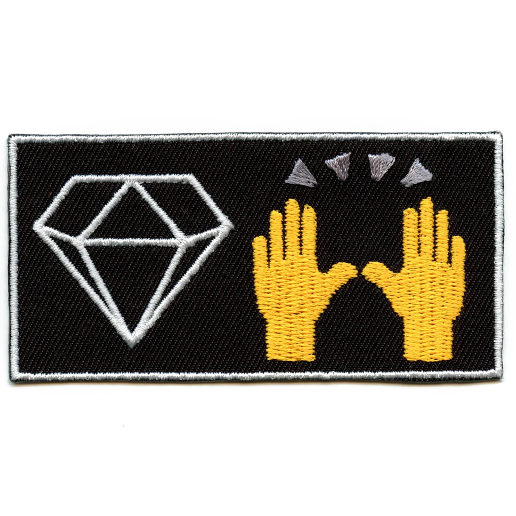 Diamond Hands Stock Boys Holding Money Embroidered Iron On Patch - Motivational Investing & Trading Accessory for Jackets, Backpacks, Hats - Perfect for Wall Street Enthusiasts & Stock Market Lovers