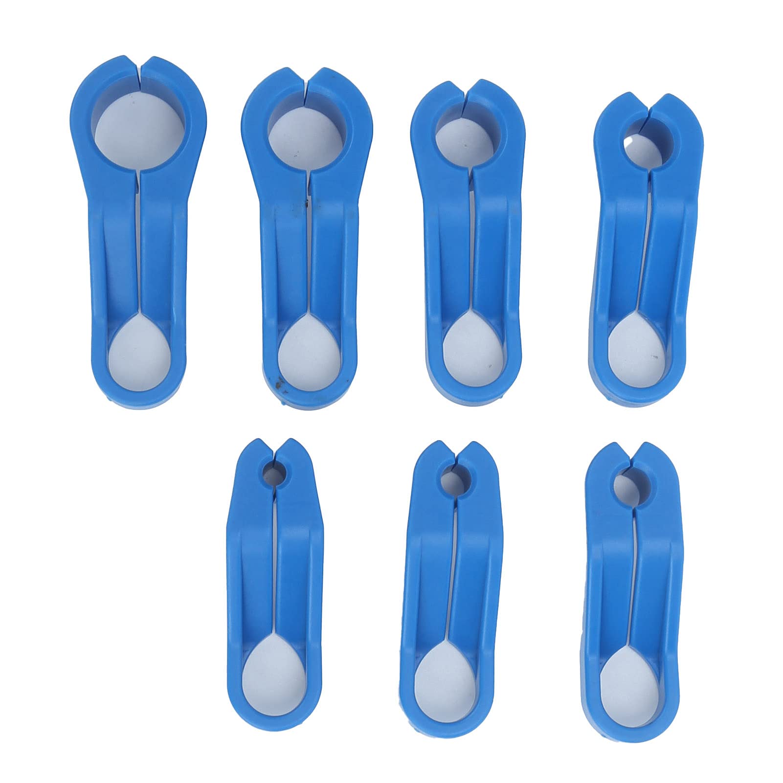 Qiilu Universal AC/Fuel Line Angled Disconnect Tool Set - 7-Piece ABS Plastic Automotive Fuel Line Removal Kit for AC Repair & Fuel System Maintenance | Perfect for Mechanics & DIY Car Repairs