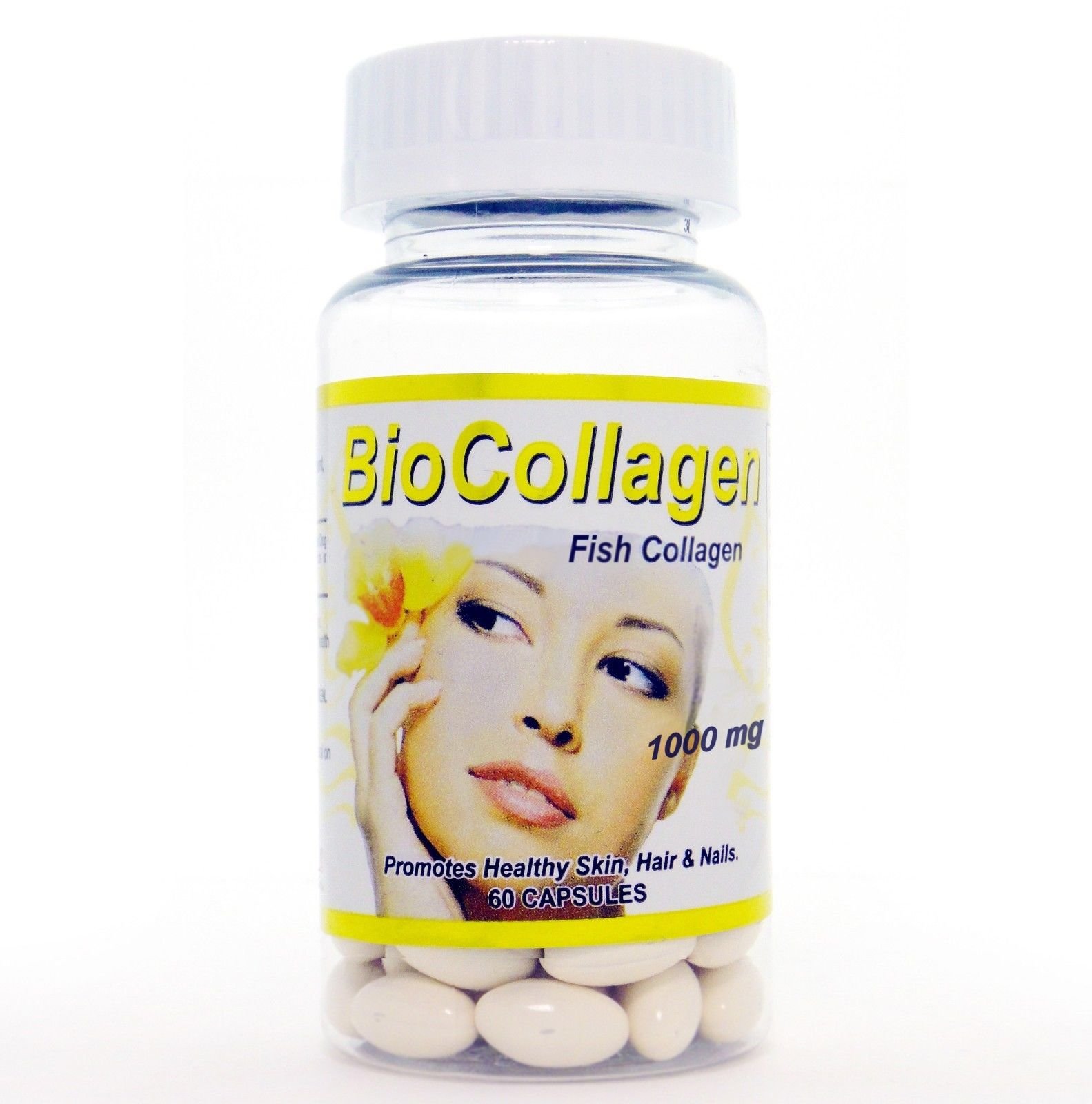 Biocollagen 1000mg with Vitamin C - Anti-Aging Supplement for Skin, Hair, Nails & Bone Health | Supports Collageno Production | Perfect for Daily Beauty & Joint Care Routine