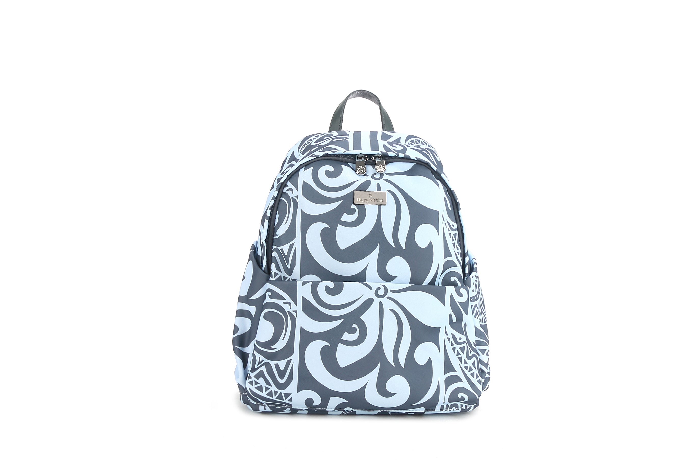 Keʻolu Tapa Tiare Teal Backpack - Lightweight Durable Travel Backpack for Hiking, School & Daily Use