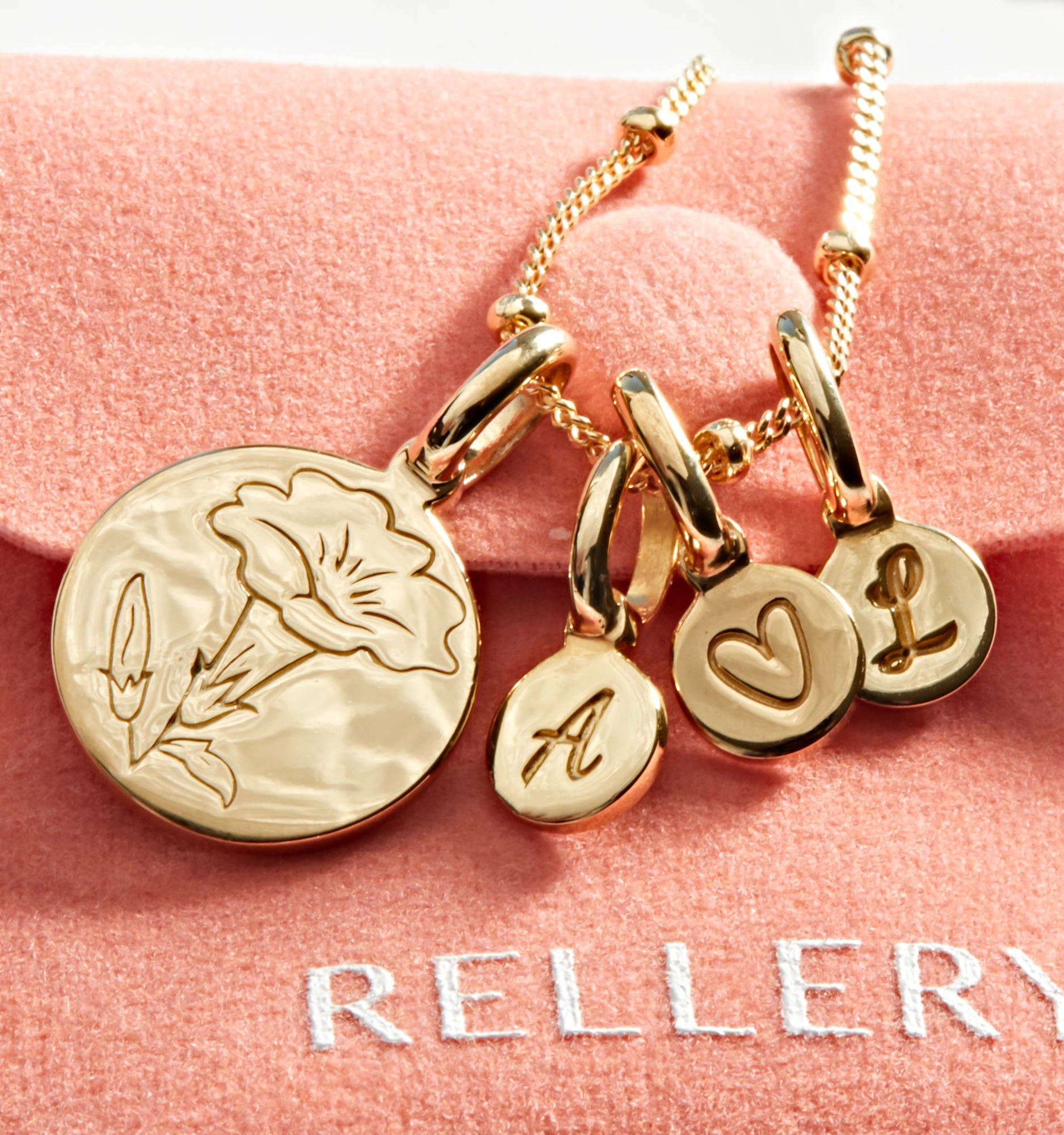 Lily of the Valley Initial Necklace - Personalized May Birth Flower Jewelry for Women - Perfect Gift for Mother's Day, Birthday & Anniversary
