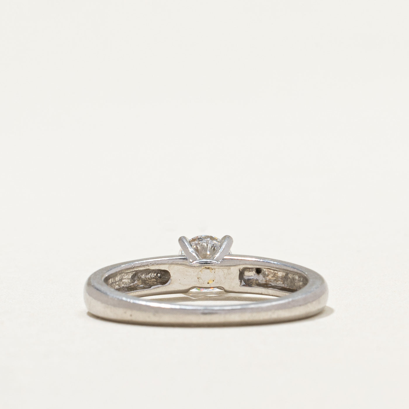 0.42ct Platinum Diamond Engagement Ring for Women - Size 5.5 | Classic Solitaire Wedding Band | Perfect for Proposals, Anniversaries & Special Occasions
