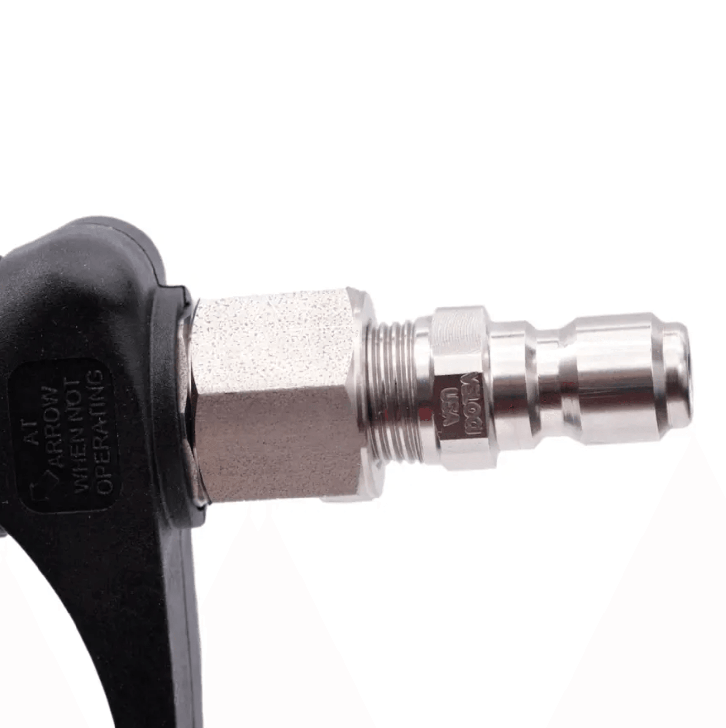 MTM HYDRO Prima Stainless Steel QC Plug 3/8 MPT - Quick Connect Fitting for Hydroponics, Irrigation & Water Systems - Durable Rust-Resistant Connector