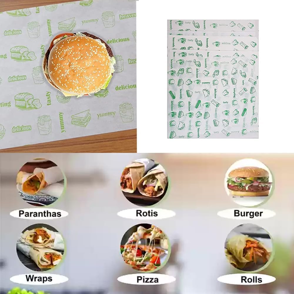 Premium Non-Stick Baking Parchment Paper Sheets - 100 Pack for Cakes, Cookies & Pastries | Safe, Unbleached & Eco-Friendly | Perfect for Home Baking, Pastry Chefs & Commercial Kitchens