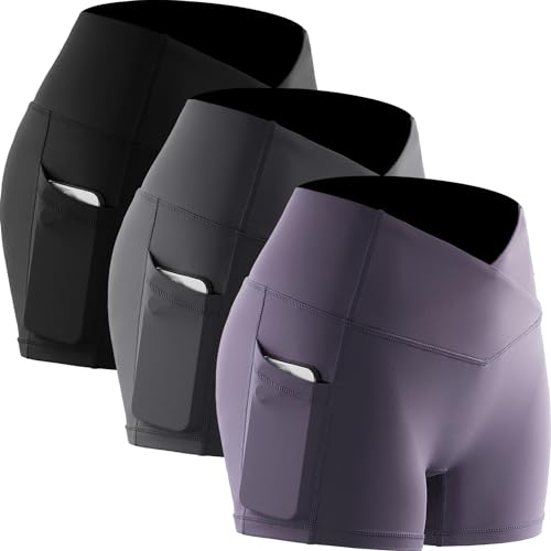 1038# Black & Grey & Lavender,pack of 3