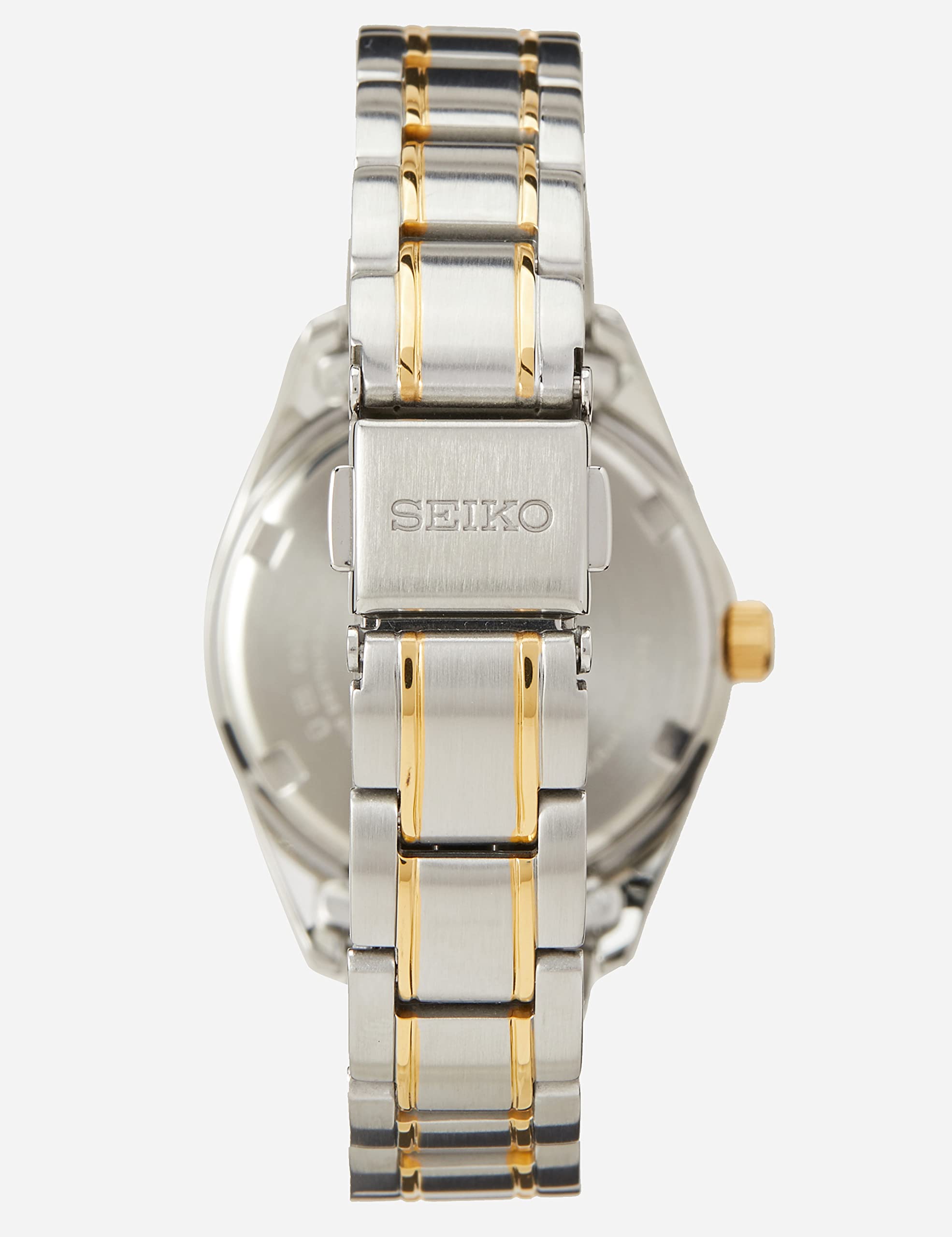 Seiko Women's Gold-Tone Stainless Steel Analog Quartz Watch SUR636P1 - Elegant Dress Watch for Business, Office & Formal Occasions