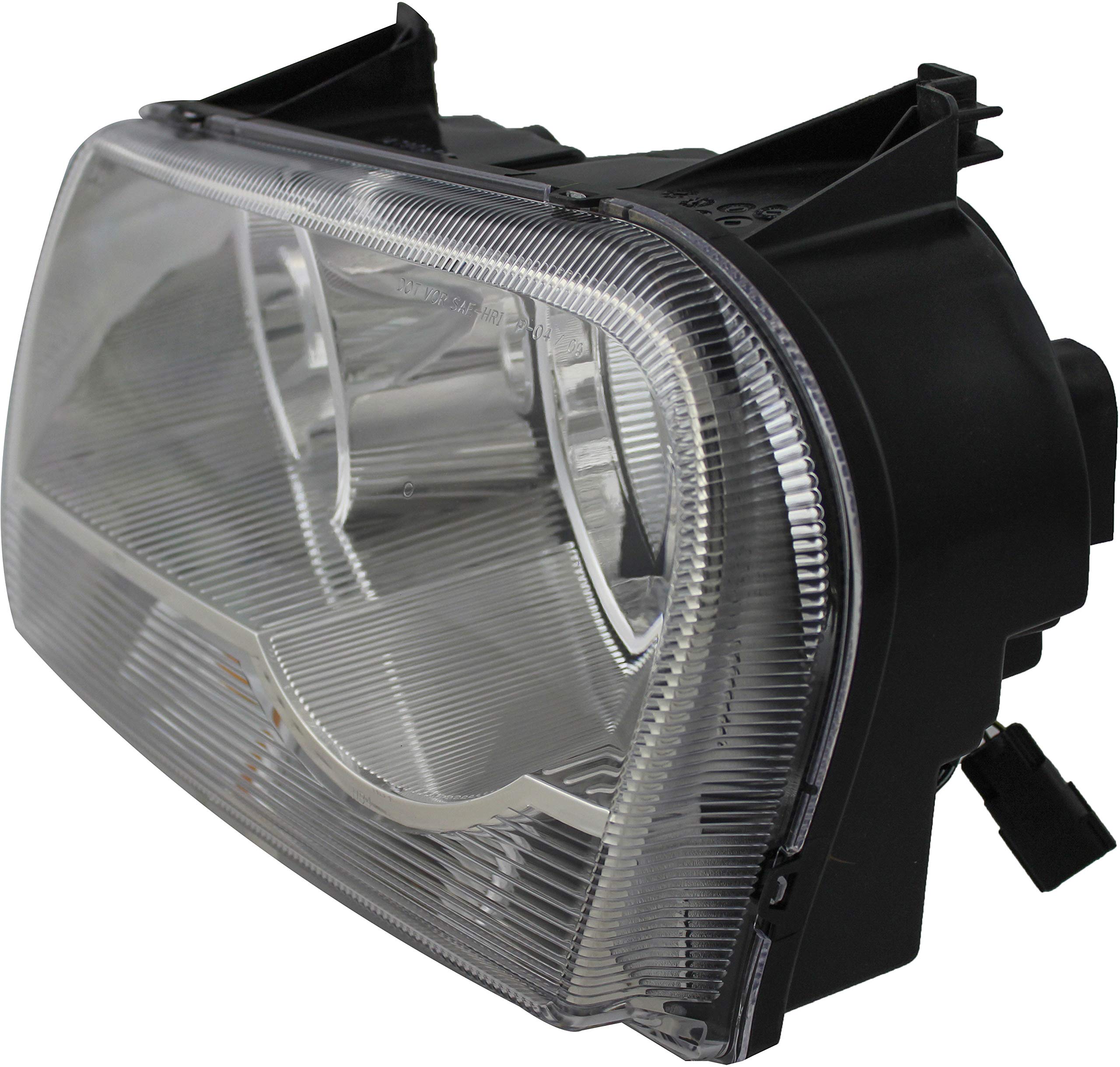 2005-2007 Chrysler 300 Halogen Headlight Assembly Set - Driver & Passenger Side Replacement Lamps - Perfect for Night Driving & Foggy Conditions