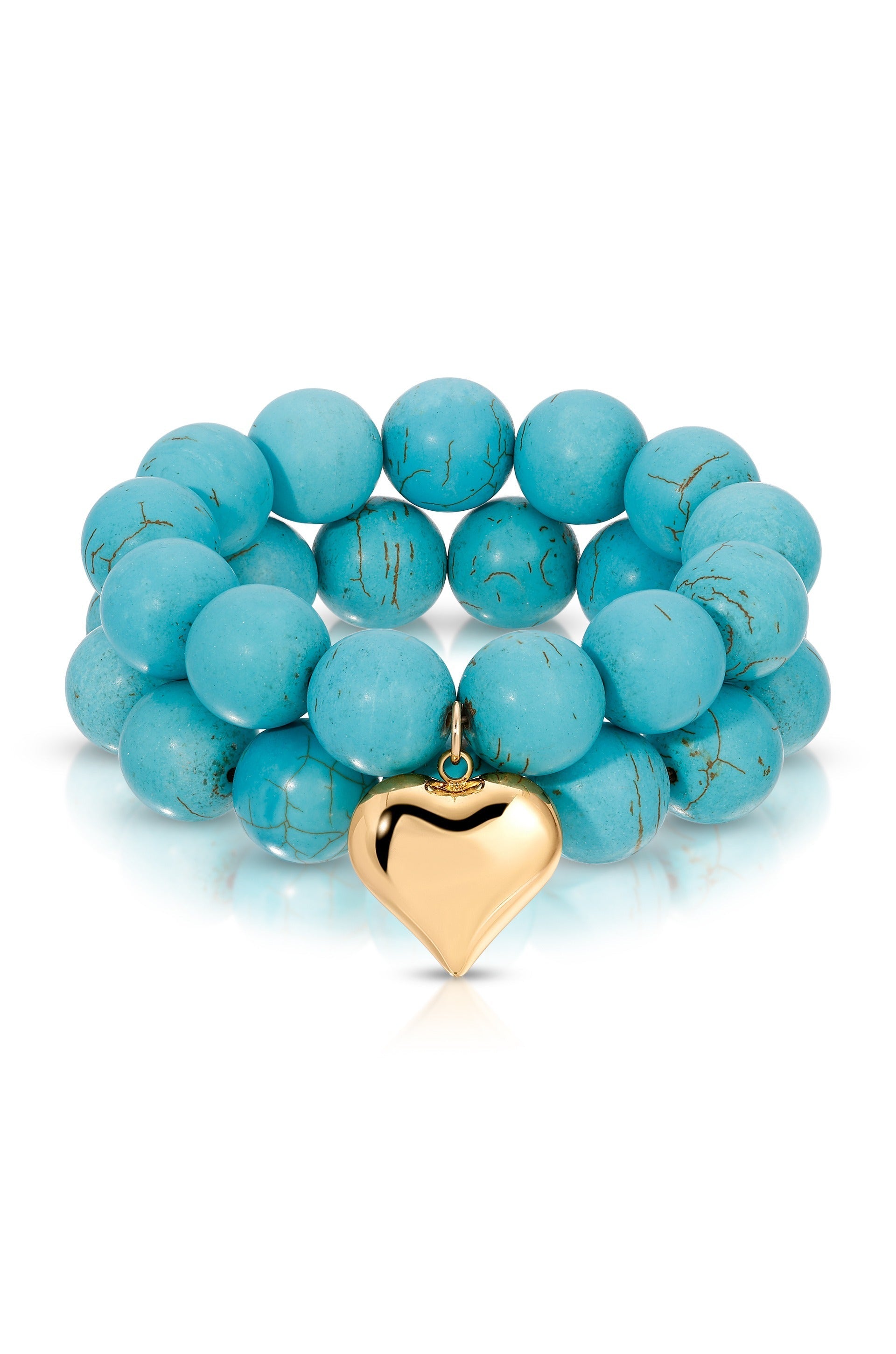 Luck and Love Turquoise Bracelet Set for Women - Handmade Boho Chic Jewelry Gift for Birthday, Anniversary & Friendship - Perfect for Everyday Wear & Special Occasions