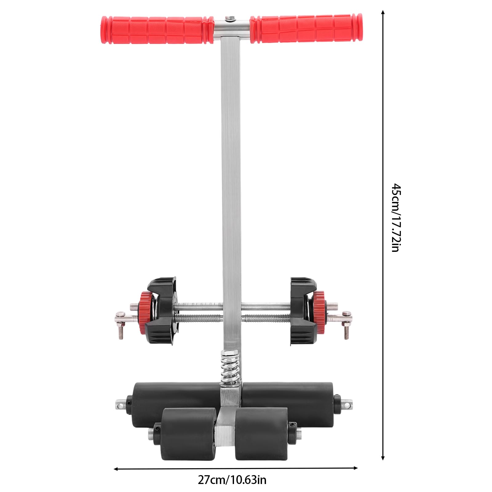 Professional Court Line Tape Machine with Circle Drawing Kit - Floor Marking Applicator for Basketball Courts, Sports Fields & Parking Lots - Perfect for Tile, Asphalt & Concrete Surfaces - Ideal for Gymnasiums, Schools & Recreation Centers