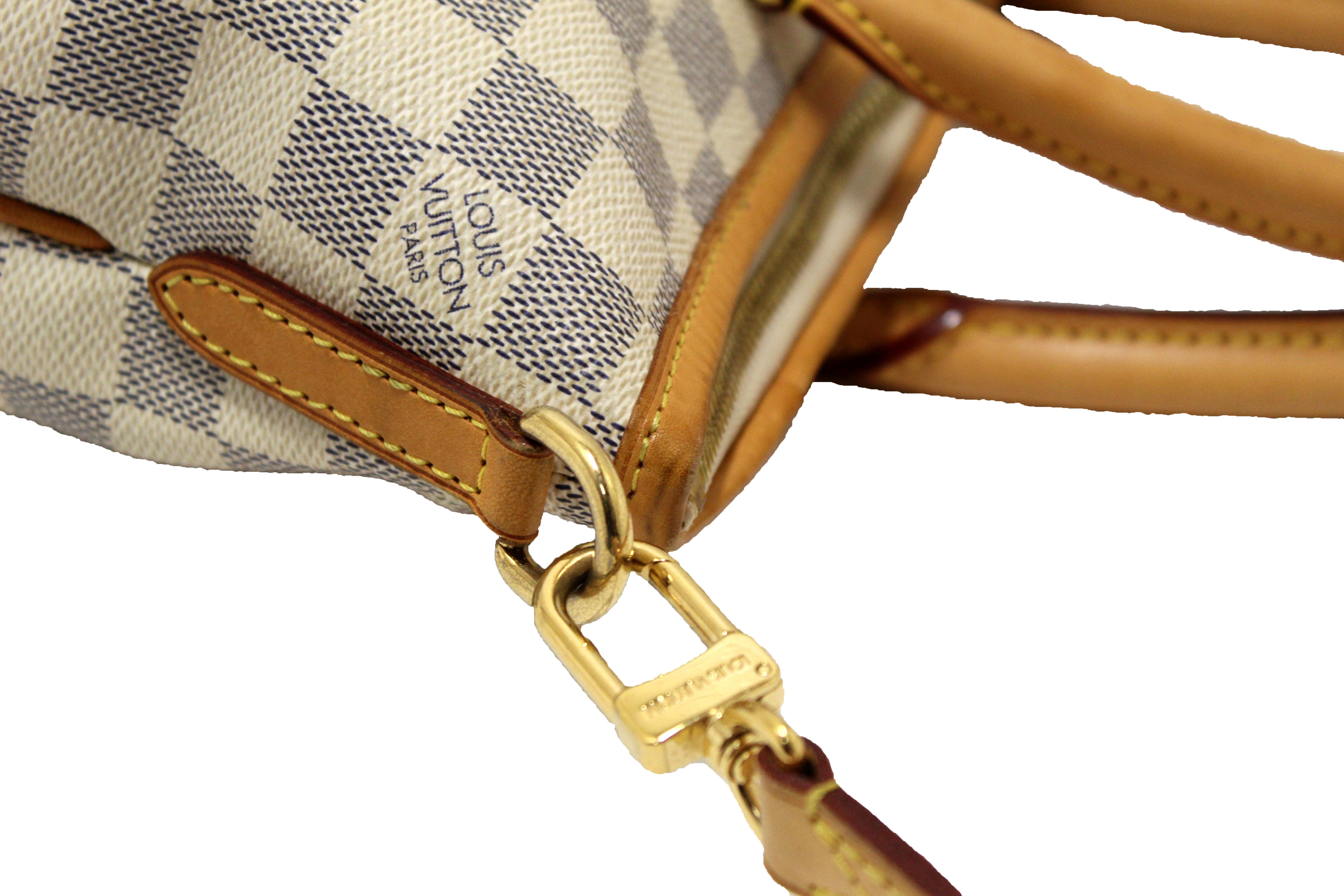 Authentic Louis Vuitton Damier Azur Riviera PM Crossbody Bag - Luxury Designer Handbag for Women, Perfect for Travel, Shopping & Everyday Use