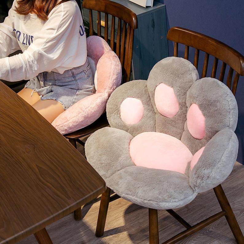 Puurrrfect Paw Pillow - Ultra Soft Pet Bed for Cats & Dogs, Cute Animal Shaped Pillow for Comfort & Relaxation - Perfect for Home, Office, or Travel Use
