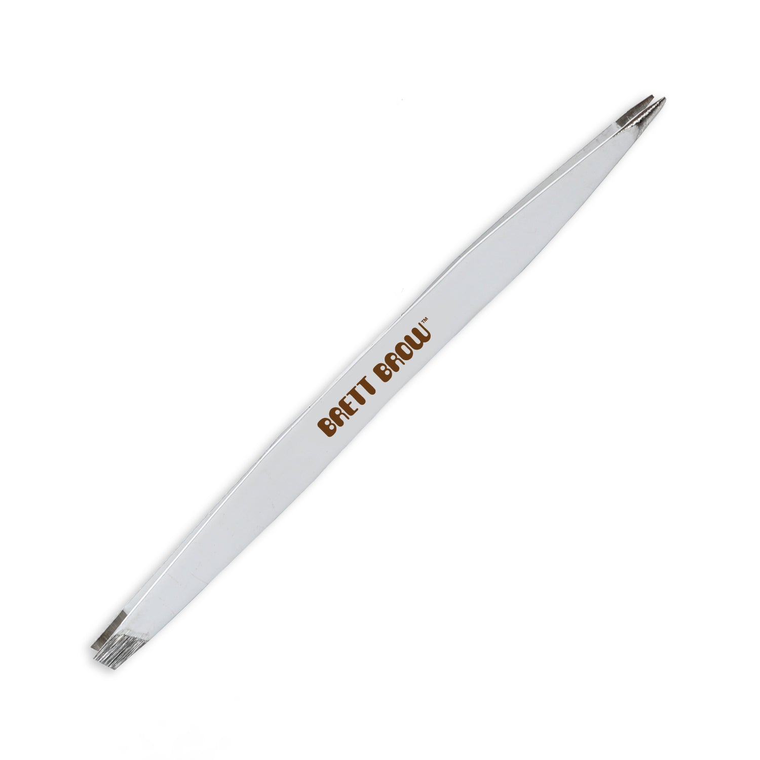 Brett Brow Tweezers - Professional Stainless Steel Eyebrow Tweezers for Precise Hair Removal - Perfect for Eyebrow Shaping, Grooming & Makeup Kit