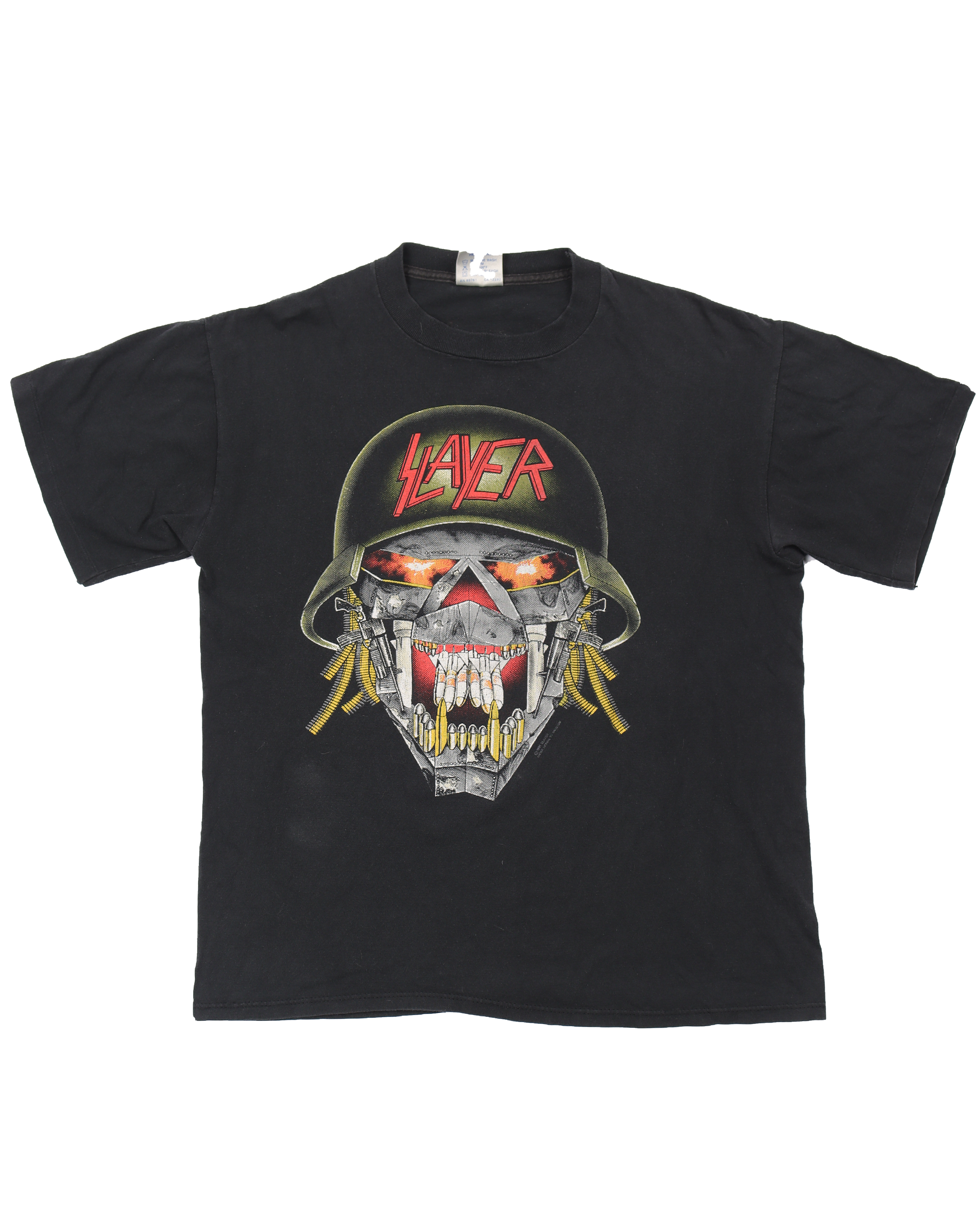 Vintage 1991 Slayer North American Tour T-Shirt - Official Band Merchandise for Metal Fans & Concert Goers | Perfect for Concerts, Gigs, and Metal Music Events