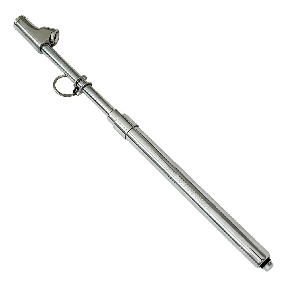 AA Re Calibratable Dual Straight Chuck Service Gauge, 10-150 lbs (Each) - Perfect for Industrial Maintenance, Automotive Repair, and Hydraulic System Testing