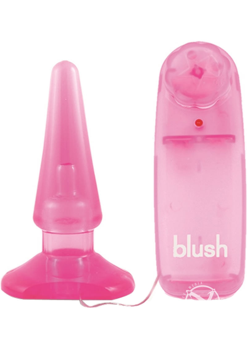 B Yours Basic Vibrating Butt Plug with Wired Remote Control - Pink Anal Toy for Couples Play & Solo Pleasure | Perfect for Beginners & BDSM Lovers
