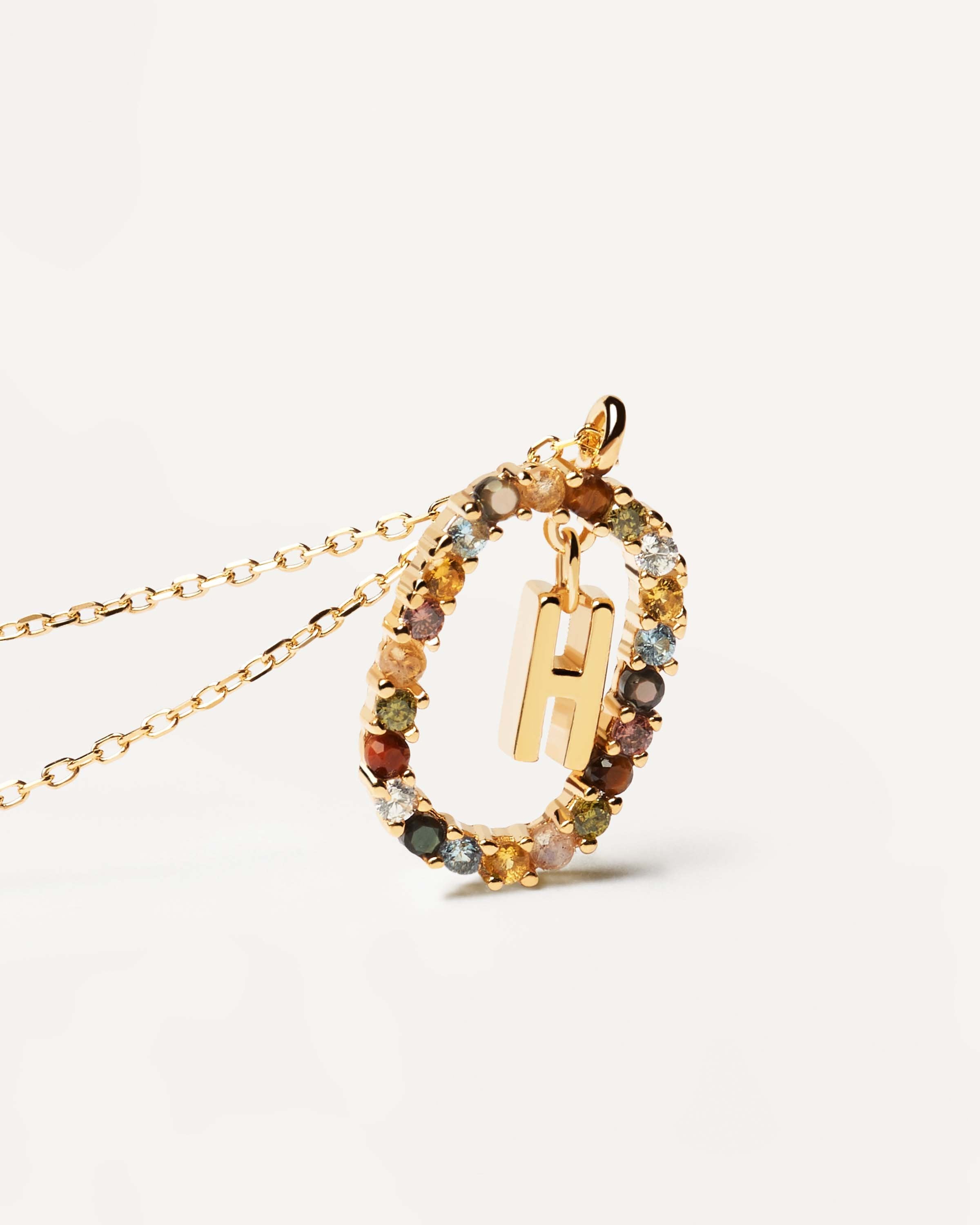 Letter H Necklace - Personalized Initial Pendant for Women & Girls - Elegant Gold & Silver Alphabet Jewelry for Gifts, Birthdays, Anniversaries | Perfect for Layering, Everyday Wear & Special Occasions