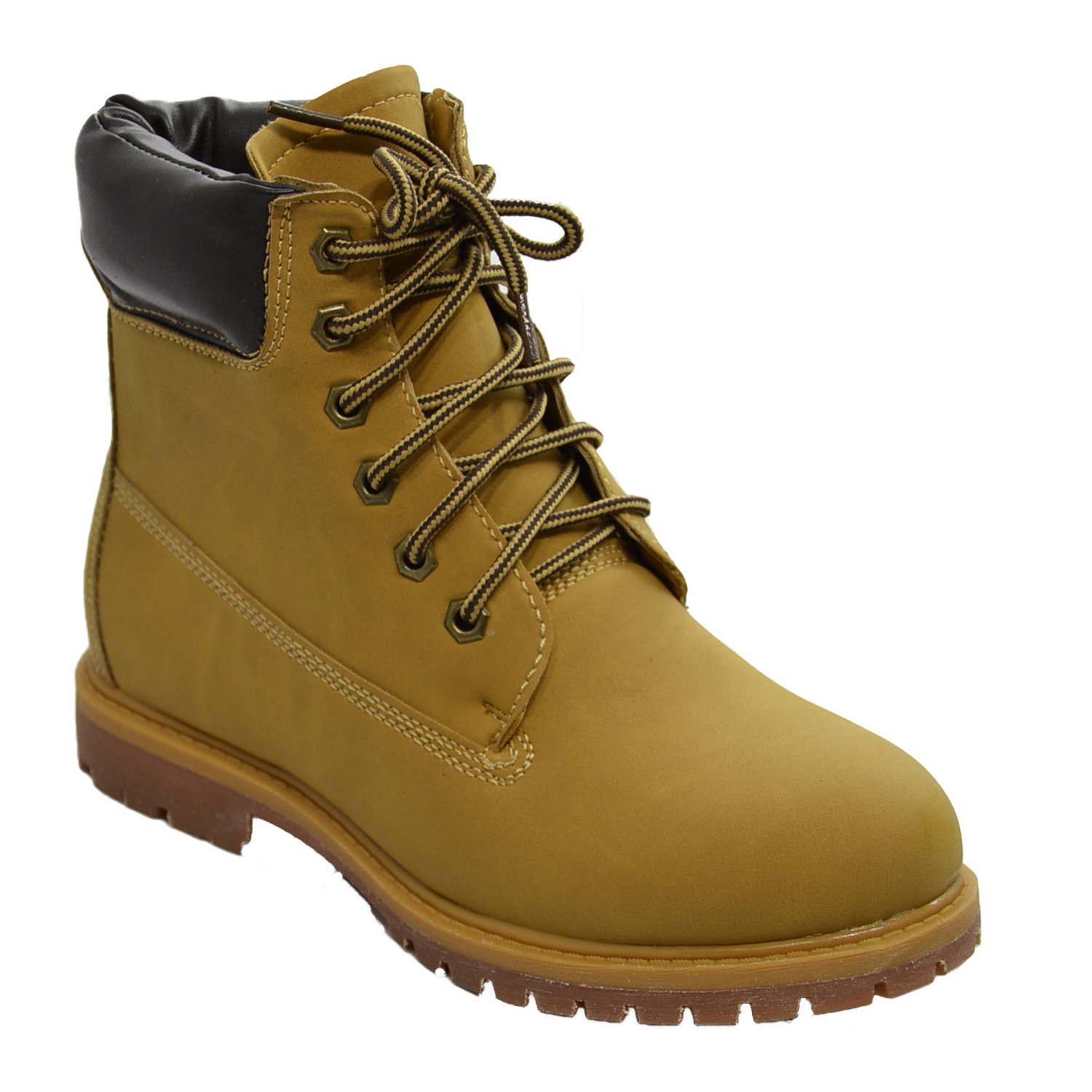 Women's Ankle Boots Lace Up Hiking Work Shoes - Comfortable Padded Design for Outdoor Activities & Casual Wear (Tan) | Perfect for Hiking, Walking & Everyday Fashion