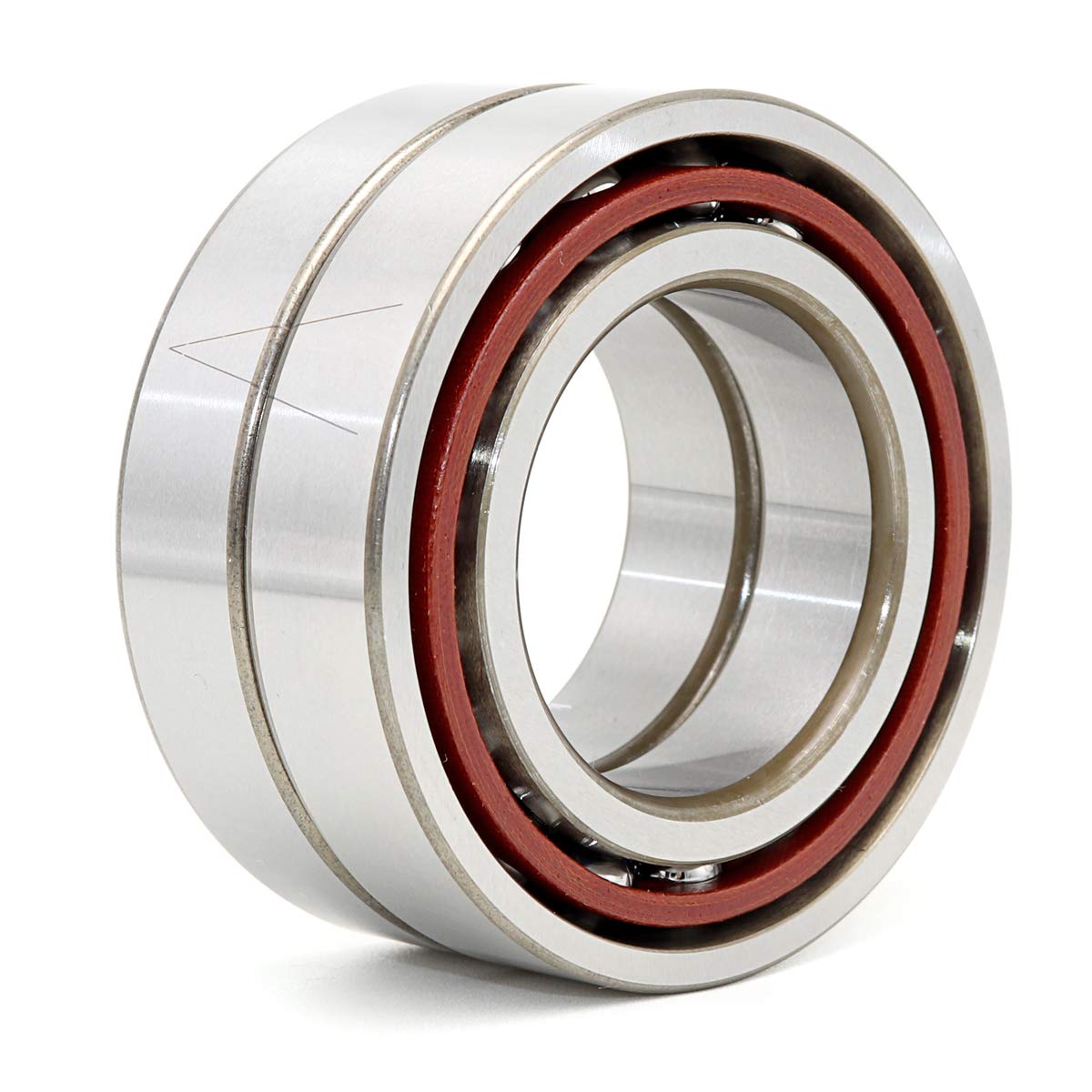 7008AC P4 DB Precision Angular Contact Ball Bearings - 25° Contact Angle, ABEC-7 Grade, Back to Back Arrangement with Phenolic Resin Cage - Ideal for CNC Machines, High-Speed Spindles, and Industrial Equipment