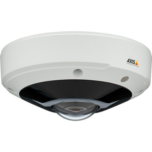 Axis Communications M3077-PLVE 6MP 360° Outdoor Security Camera - IP66 Weatherproof Panoramic Dome Camera with Night Vision & Wide Dynamic Range - Ideal for Home, Business & Warehouse Surveillance