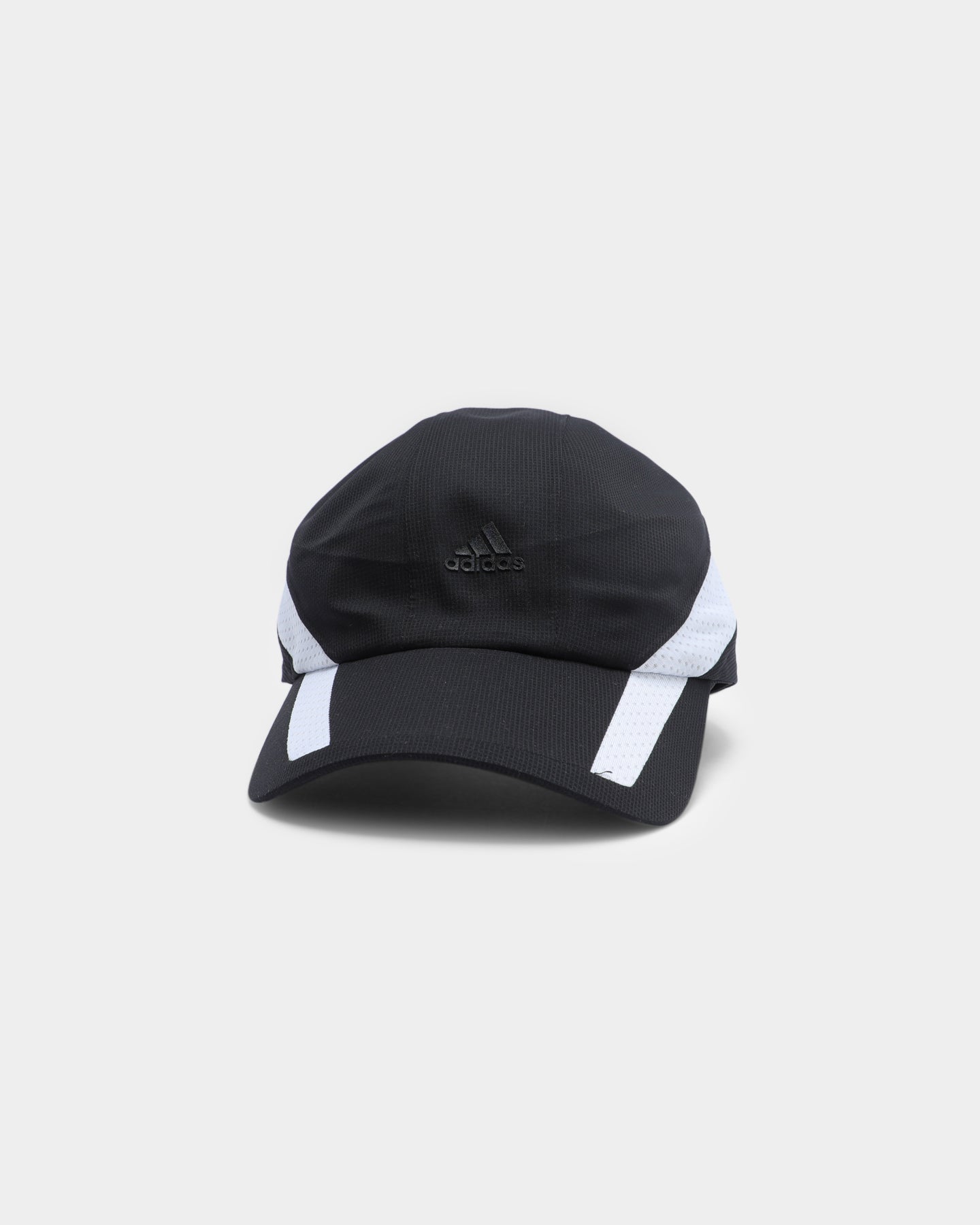 Adidas Run A.R Cap - Black, White & Black Performance Hat for Running, Hiking & Outdoor Sports