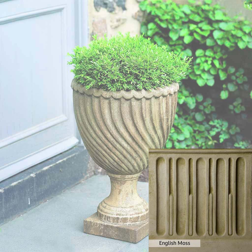 Campania International Ravenna Urn - Elegant Garden Urn for Outdoor Decor, Memorials & Planters | Perfect for Patios, Cemeteries & Home Landscaping