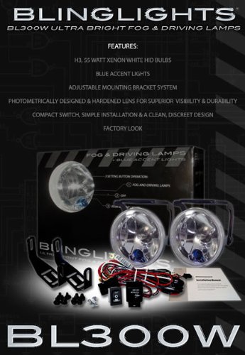 Xenon Halogen Fog Lights for 2007-2009 Honda CR-V - High Performance Driving Lamps - Perfect for Night Driving, Off-Road Adventures & Foggy Conditions