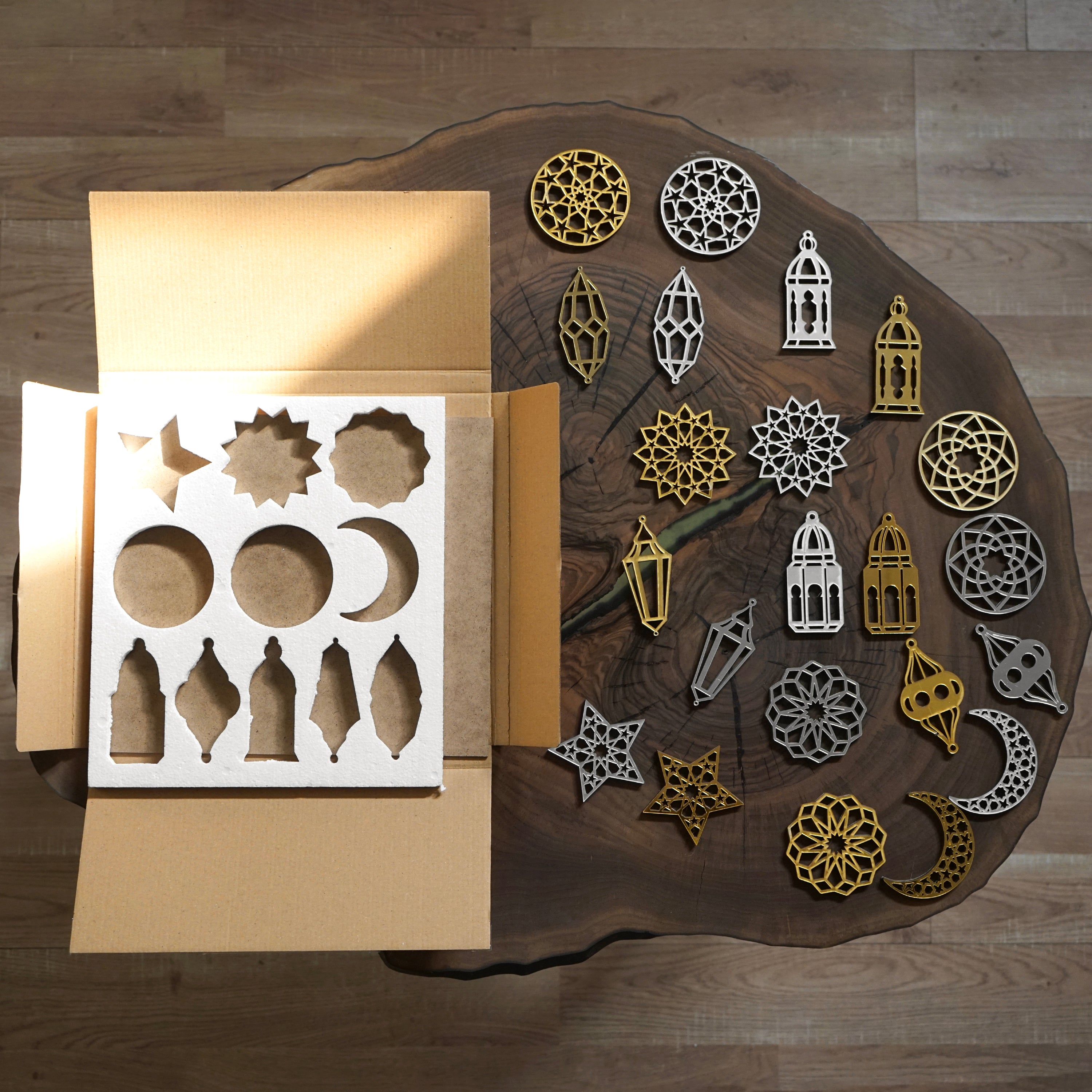 22-Piece Ramadan Ornaments Set - Islamic Wall Art Decorations for Eid, Home & Mosque - Perfect for Ramadan Gifts & Festive Celebrations