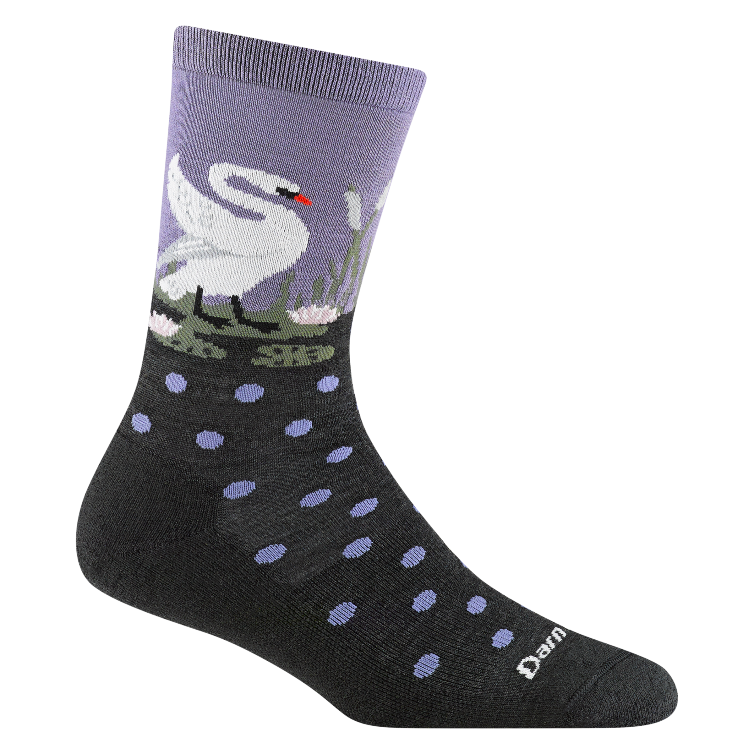 Women's Wild Life Crew Lightweight Lifestyle Socks - Comfortable Casual Socks for Everyday Wear, Hiking, and Outdoor Activities