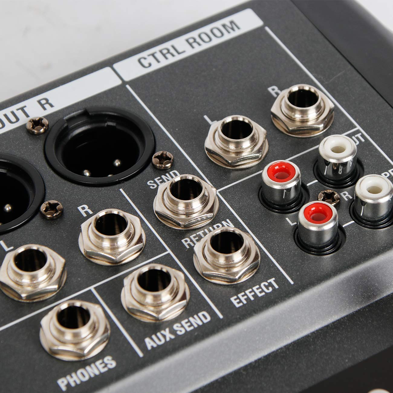 Depensheng DX12 12-Channel DJ Audio Mixer with USB Interface, XLR Mic Input, 48V Phantom Power & RCA I/O - Professional Studio Sound Controller for Computer Recording, Live Performances & Home Music Production